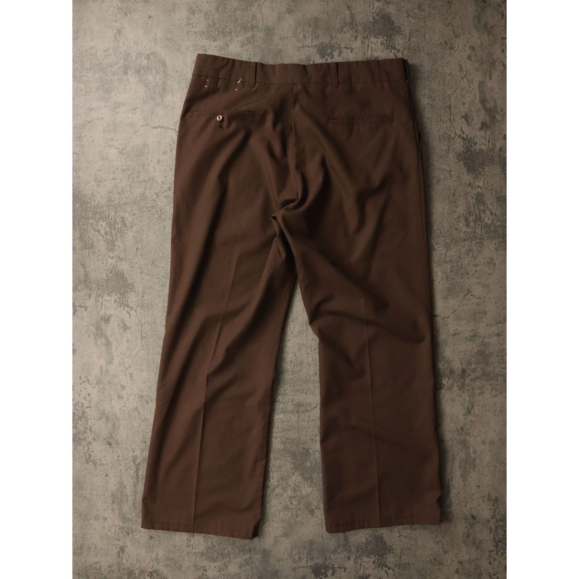 Vintage 70s Vintage Dress Pants Pleated Size US 34 / EU 50 - 2 Thumbnail