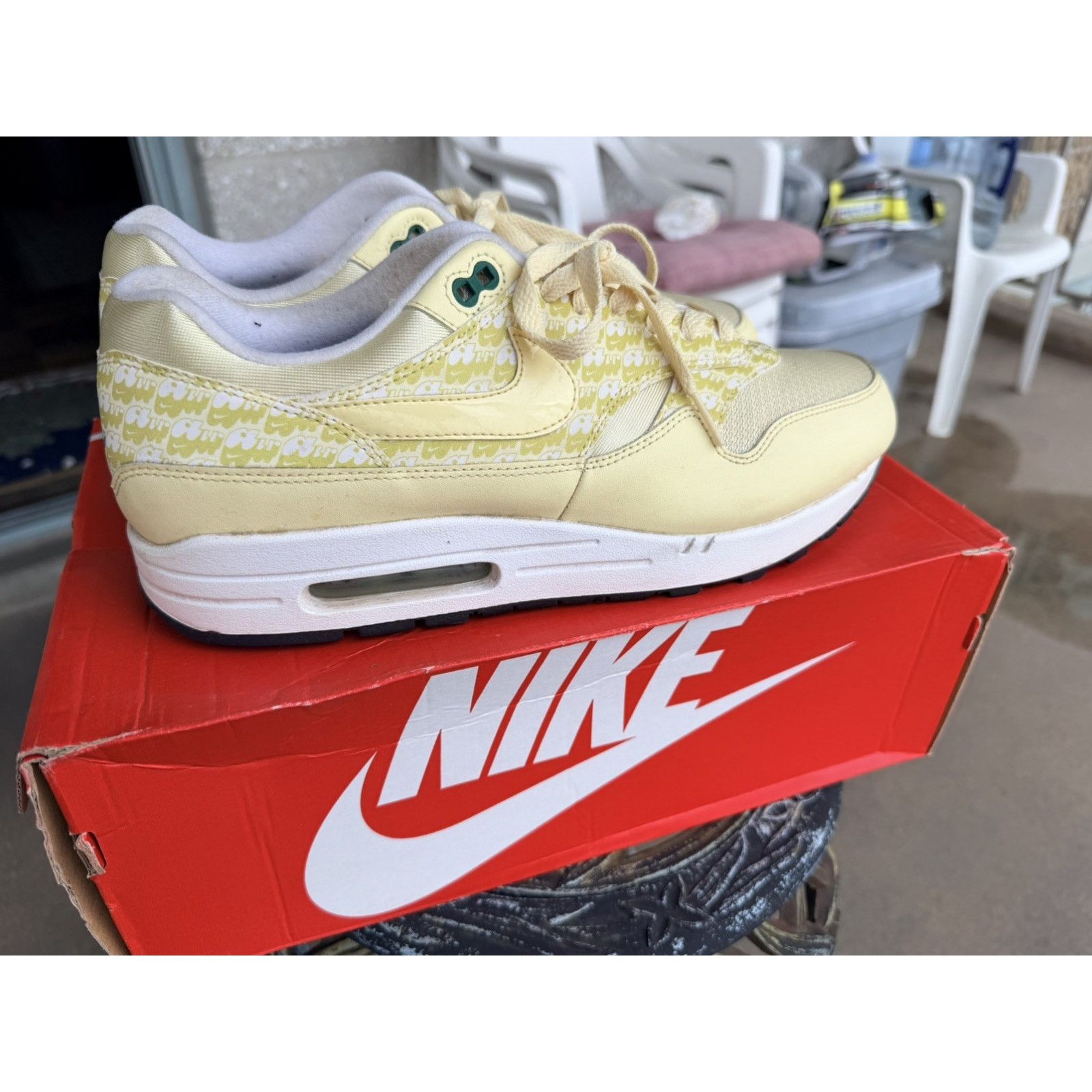 Nike Size 12 - Nike Air Max 1 2020 Lemonade Size US 12 / IT 42 - 9 Thumbnail