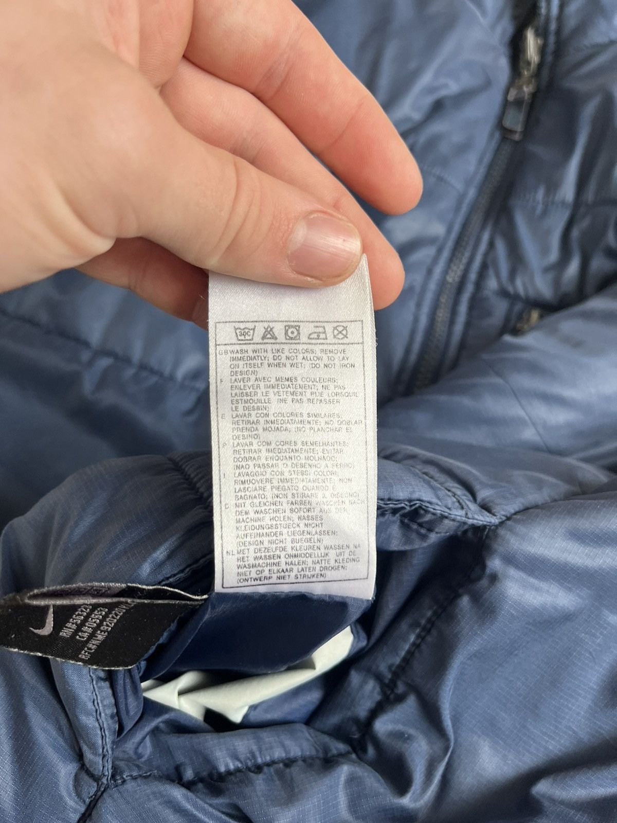 Nike Nike vintage y2k blue quilted puffer down vest gilet swoosh Size US M / EU 48-50 / 2 - 9 Thumbnail
