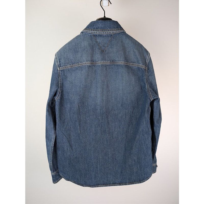 Bottega Veneta o1rshd1 Q:2 / Original Medium Wash Indigo Denim Shirt Blue Size US M / EU 48-50 / 2 - 10 Thumbnail