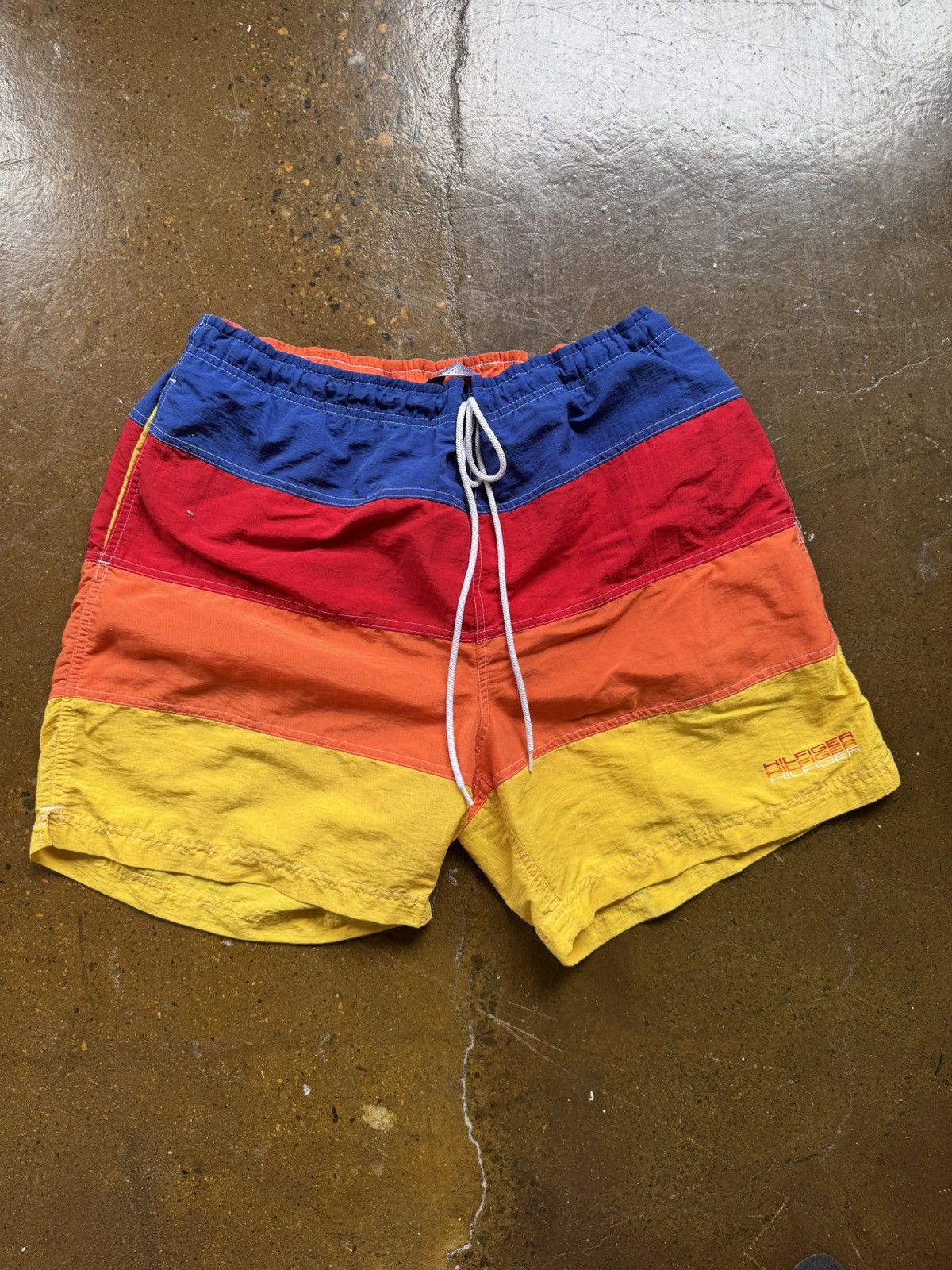 Tommy Hilfiger Tommy Hilfiger multi-coloured swim shorts Size US 34 / EU 50 - 1 Thumbnail