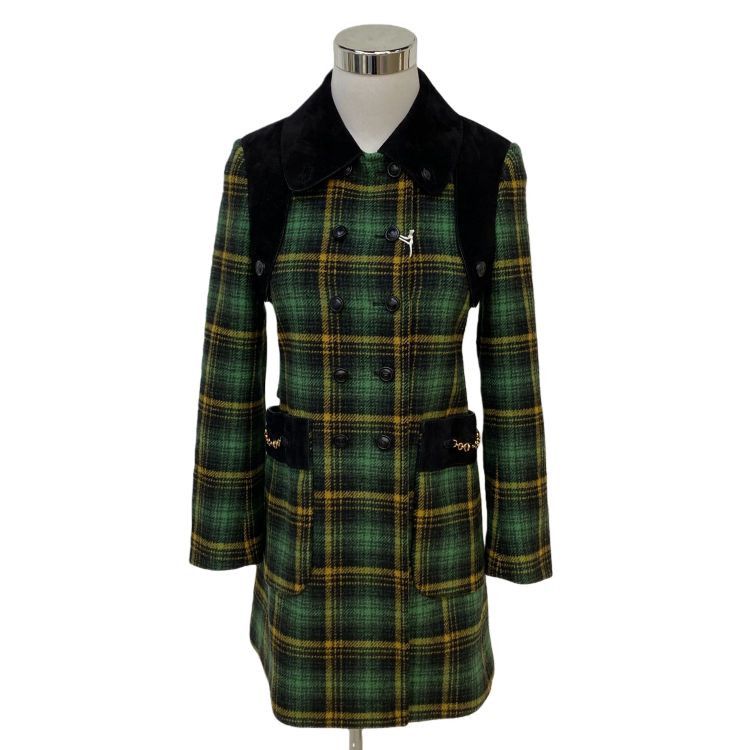 Gucci Gucci Plaid Wool Horsebit Coat Size 36 Size XS / US 0-2 / IT 36-38 - 1 Thumbnail