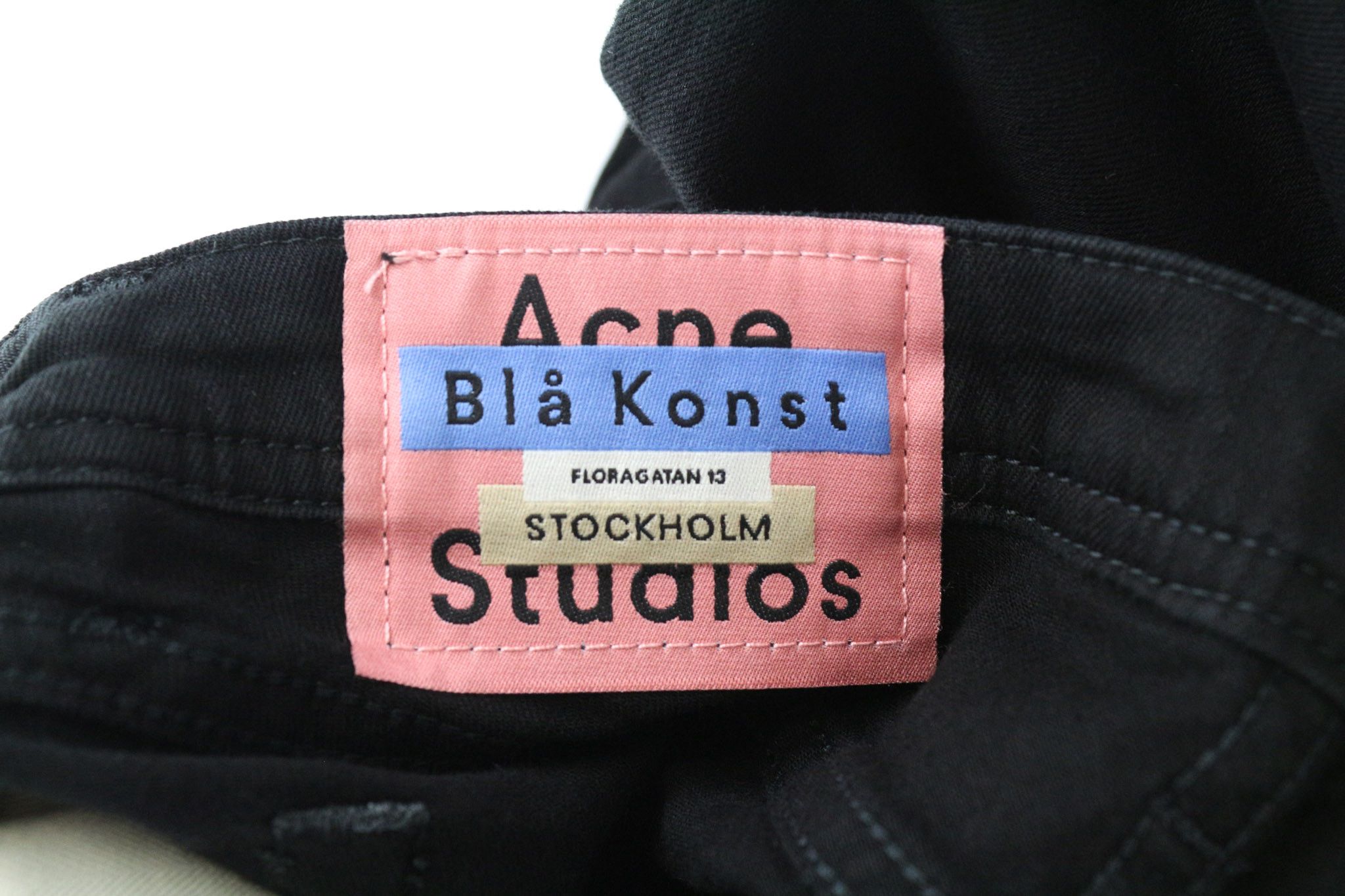 Acne Studios W25/L32 Black Denim Skinny Stretch Jeans 74594 Size 25" / US 0 / IT 36 - 6 Thumbnail