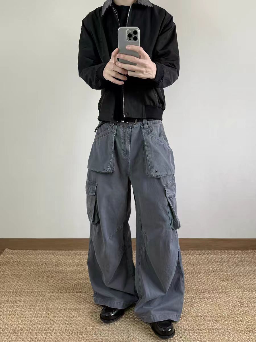 Other Relaxed-fit, distressed straight-leg casual work pants Size US 30 / EU 46 - 2 Thumbnail