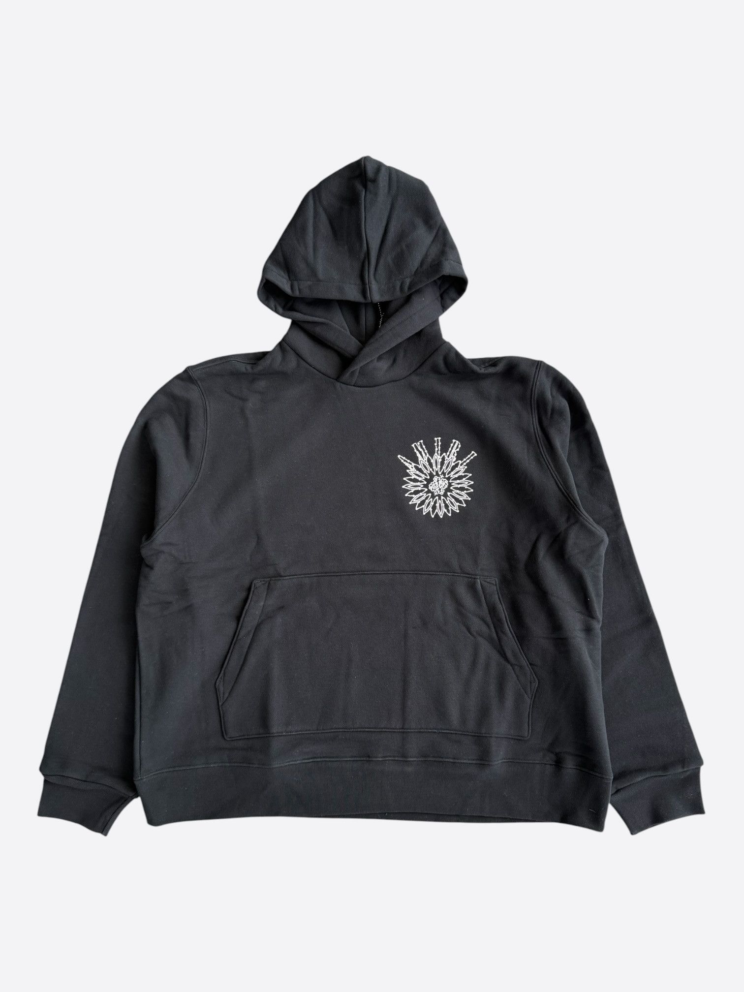Amiri Amiri Black & Crystal Stick Poke Logo Hoodie Size US XXL / EU 58 / 5 - 1 Thumbnail