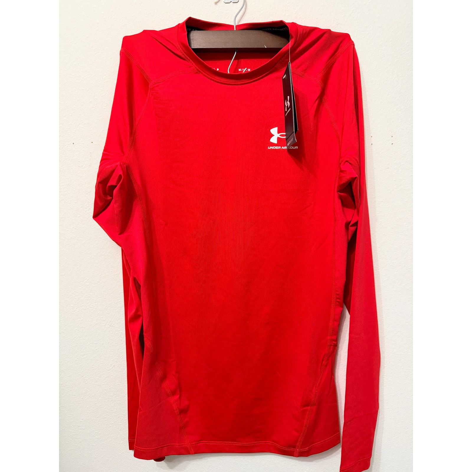 Under Armour NWT Under Armour Heatgear Red Compression Shirt Sz M Size US M / EU 48-50 / 2 - 1 Thumbnail