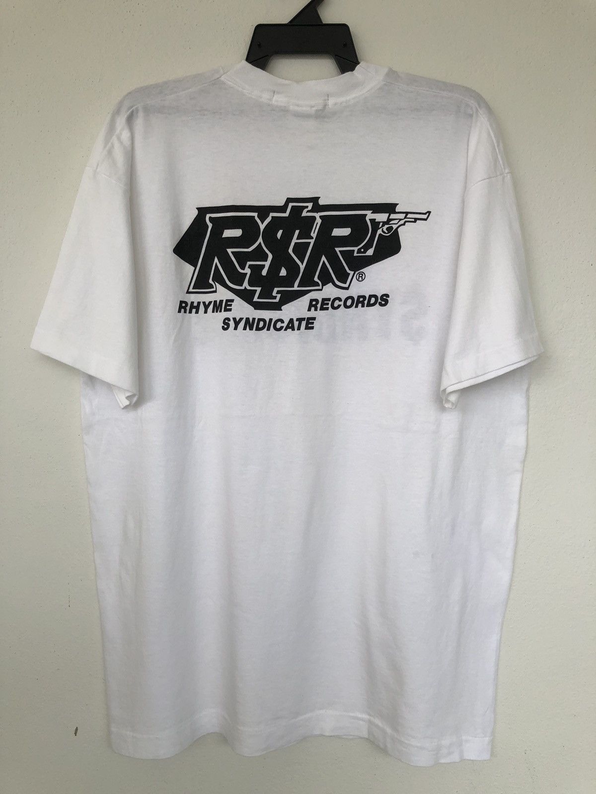 Rap Tees Vintage 90s SYNDICATE Hi Hop Label Records Size US XL / EU 56 / 4 - 4 Thumbnail