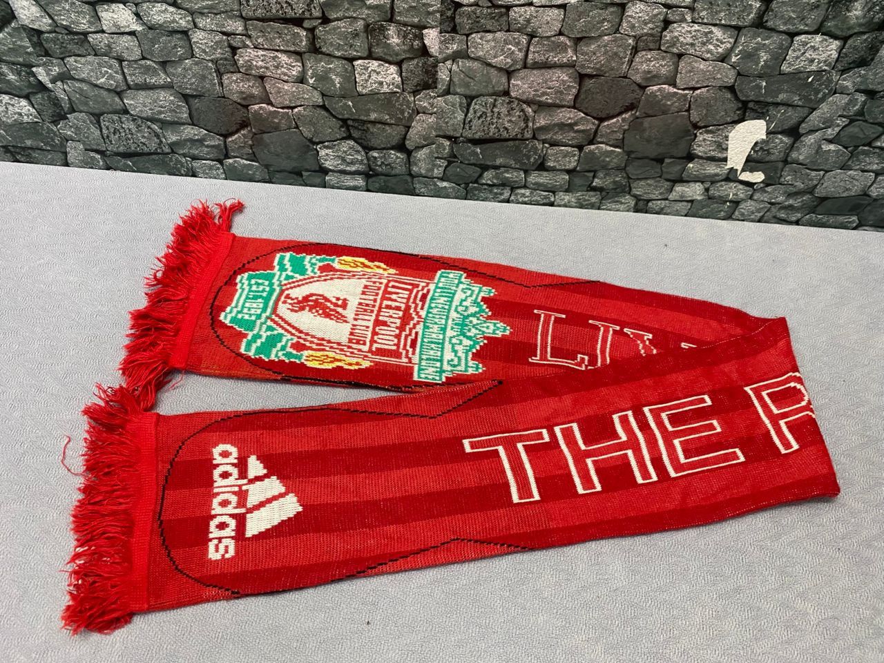 Adidas Vintage Y2k Adidas Liverpool Scarf Size ONE SIZE - 4 Thumbnail