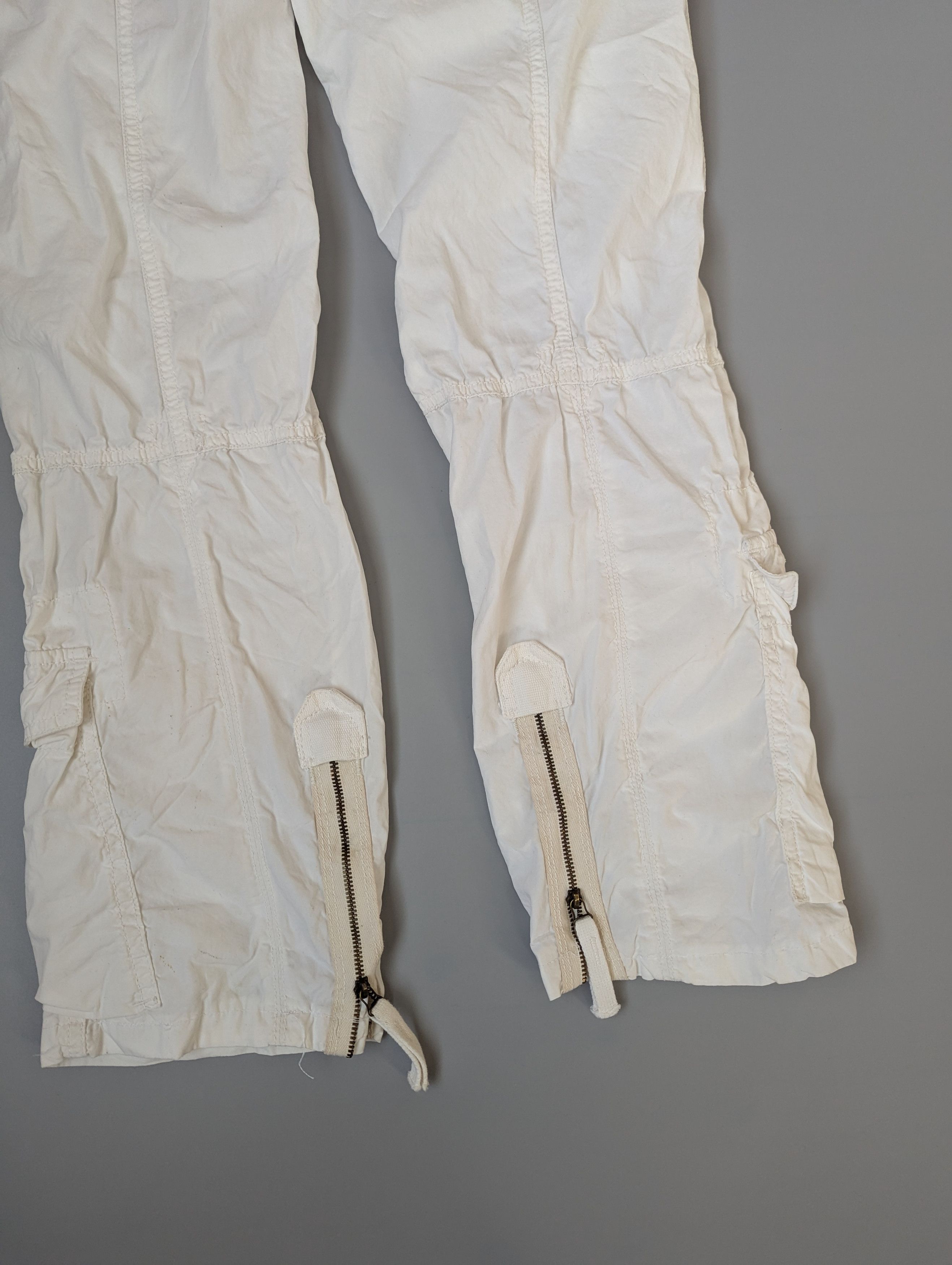 Parajumpers Parajumpers Women's white Multipocket Cargo Cotton Pants Size 29" - 11 Thumbnail