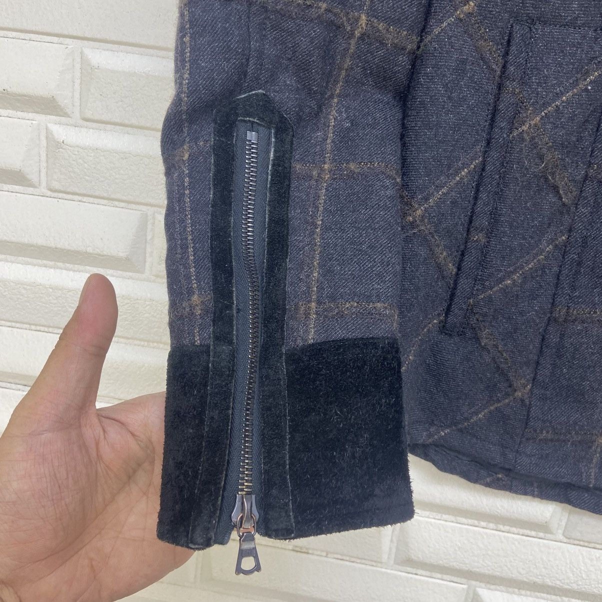 Japanese Brand Japanese Streetwear Rawlife Wool + Cowhide Riri Zipper Size US XS / EU 42 / 0 - 7 Thumbnail