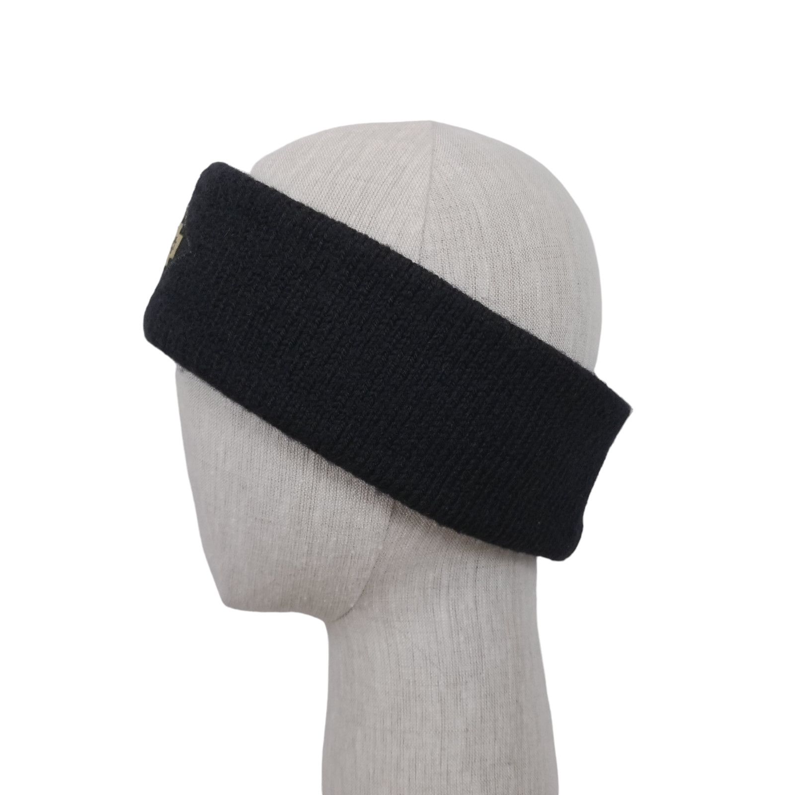 Vintage Vintage Black Comb Wool & Fleece Headband by Merkley Size ONE SIZE - 2 Thumbnail