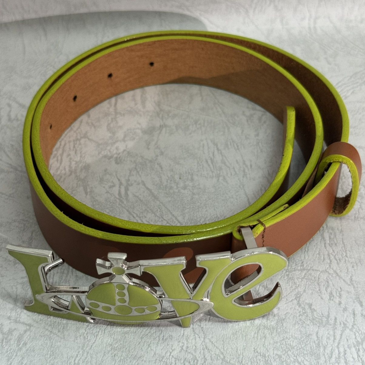 Vivienne Westwood Vivienne westwood LOVE Green orb Belt Size ONE SIZE - 2 Thumbnail