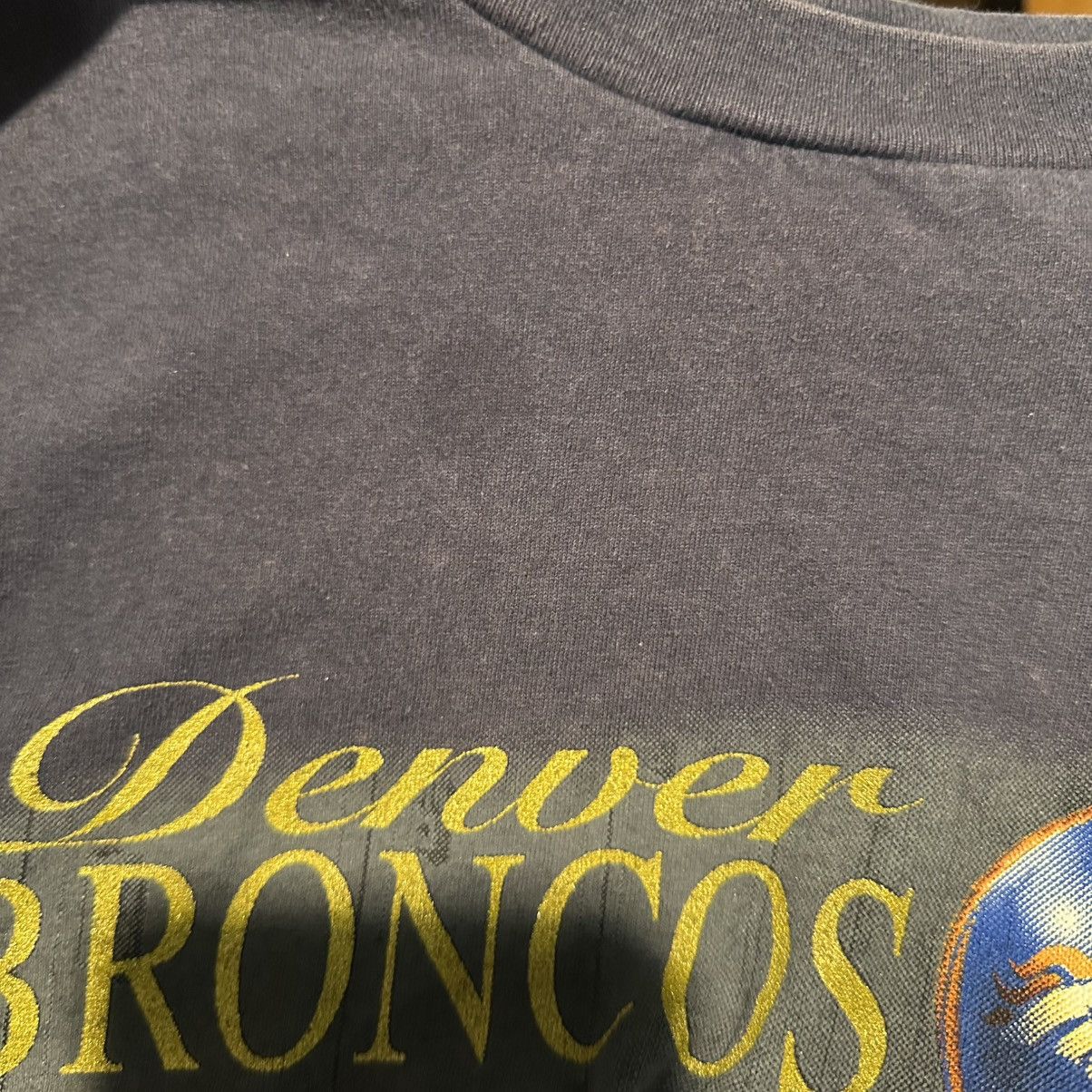 NFL × Vintage Denver Broncos Vintage 1999 Locker Room Shirt Size US XL / EU 56 / 4 - 4 Thumbnail