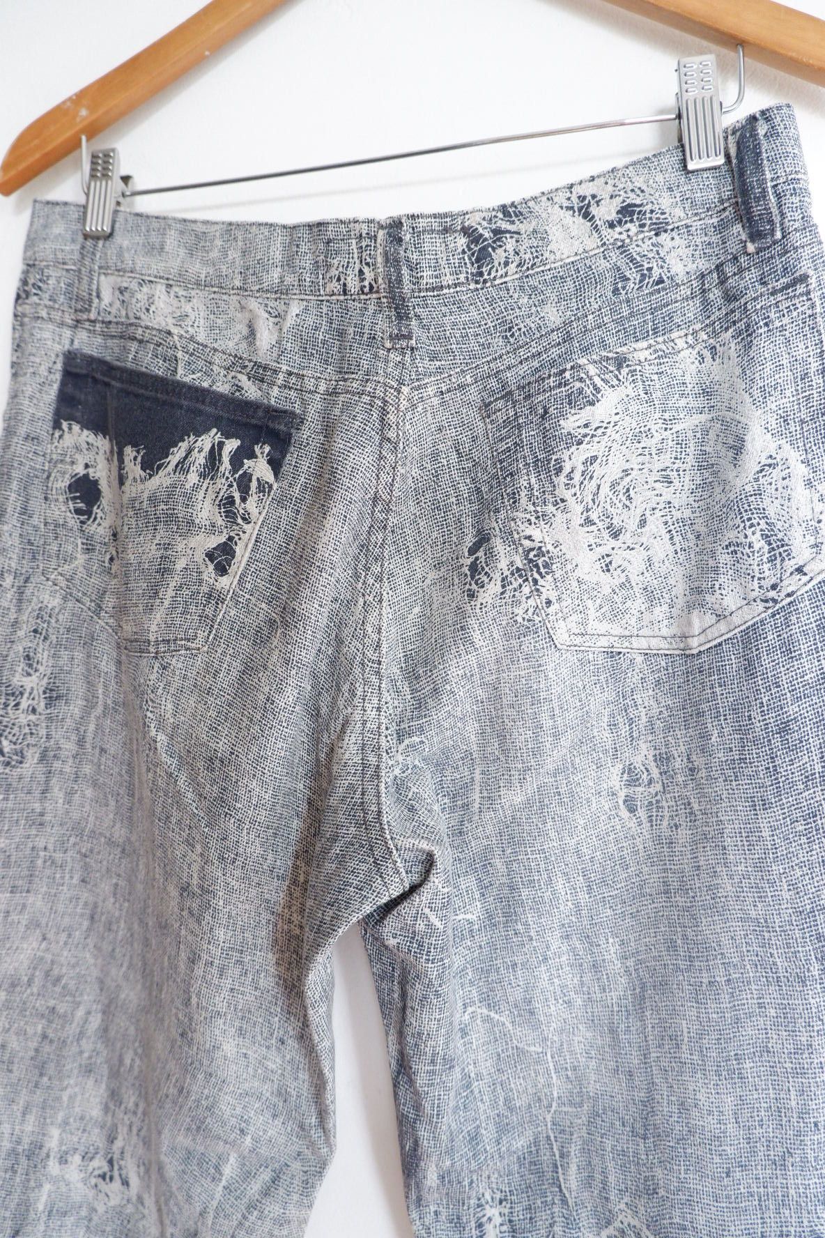 Just Cavalli Vintage Roberto Cavalli Printed Jeans Size 31" - 4 Thumbnail