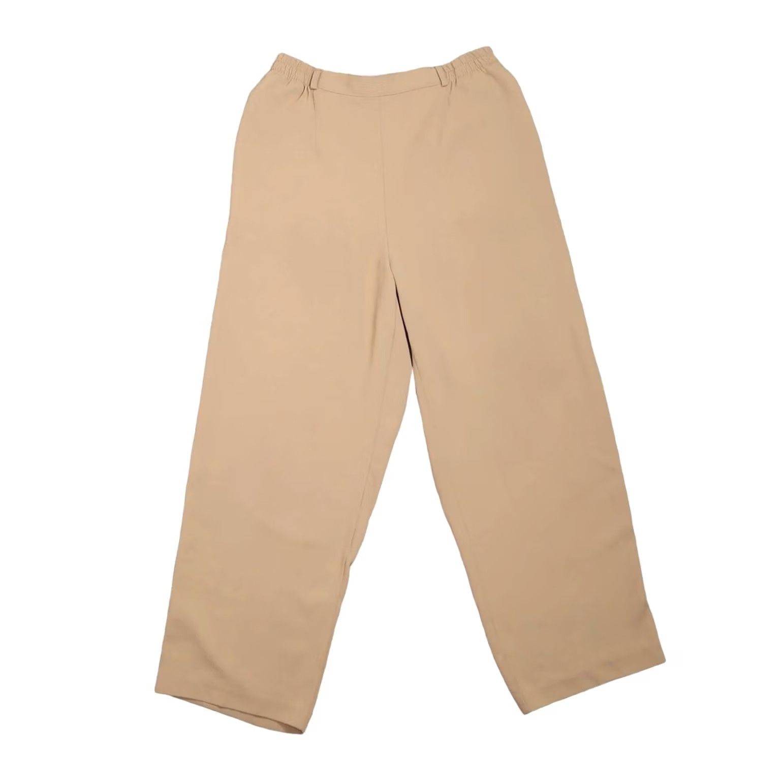 Vintage VINTAGE Koret pants L tan camel high rise straight leg trouser 90s Size 36" / US 14 / IT 50 - 2 Thumbnail