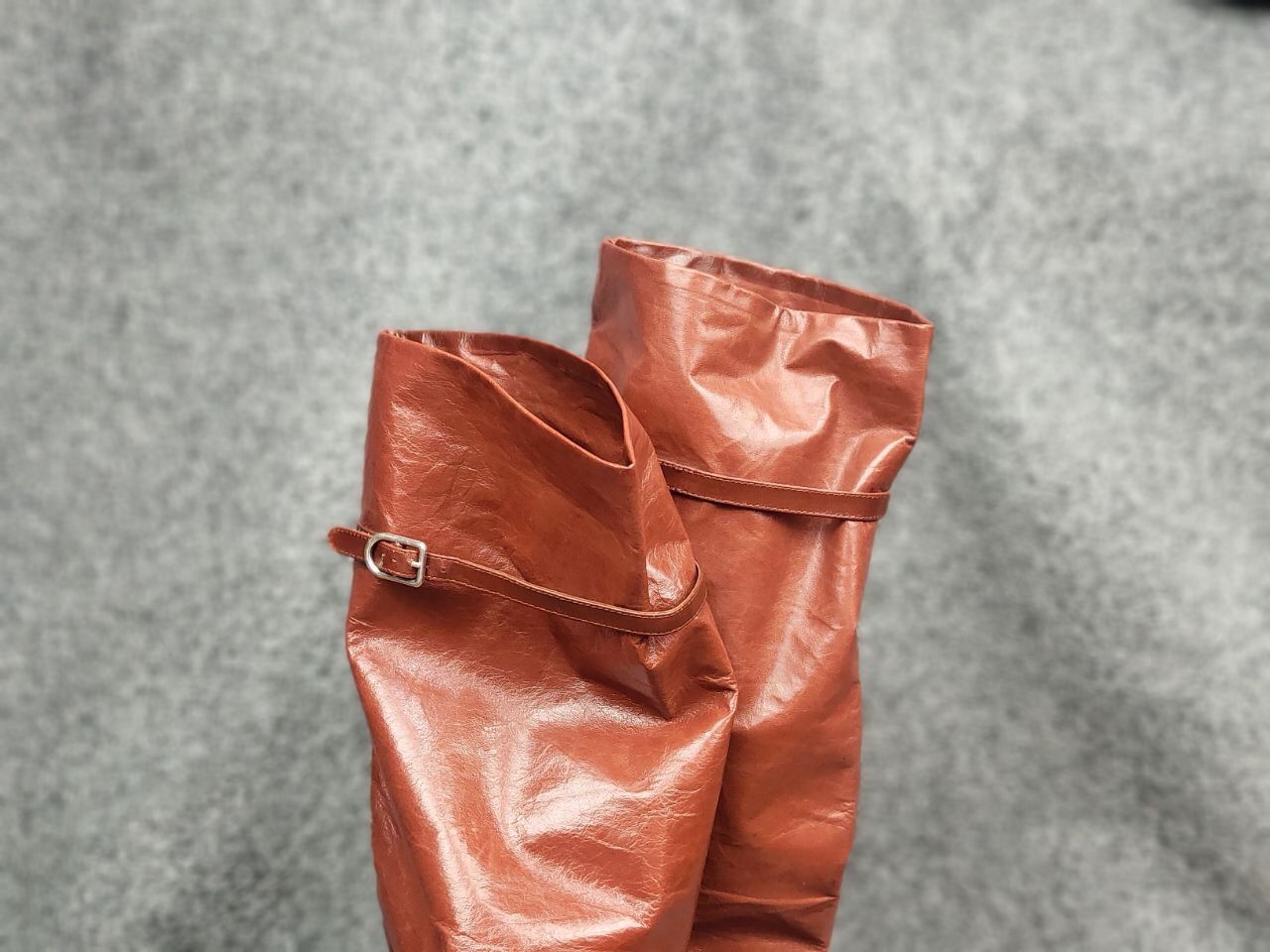 Bottega Veneta Rare Bottega Veneta High Riding Brown leather Light Boots Size US 6 / IT 36 - 4 Thumbnail