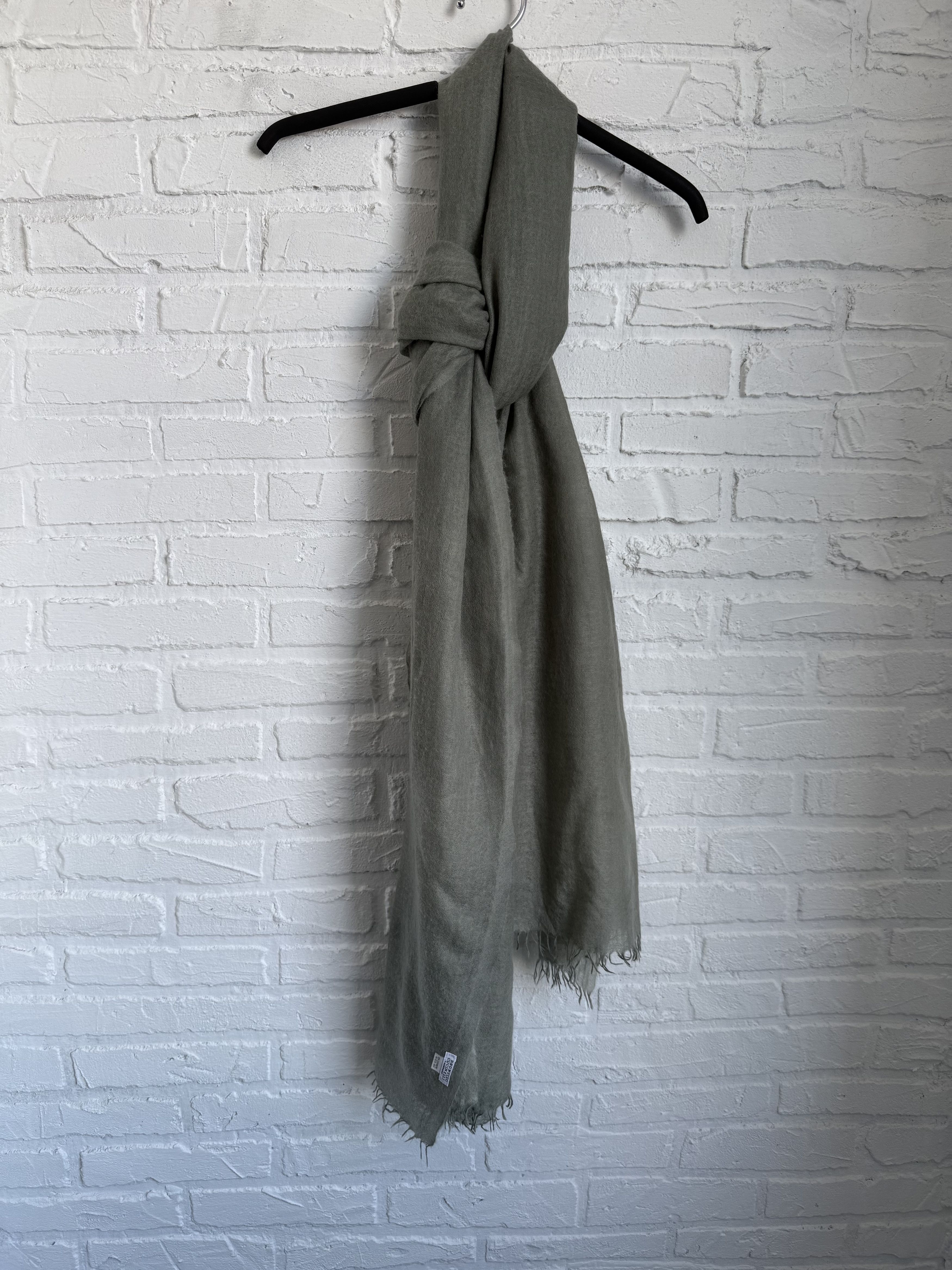 Brunello Cucinelli Brunello Cucinelli cashmere silk big scarf pistachio green Size ONE SIZE - 3 Thumbnail