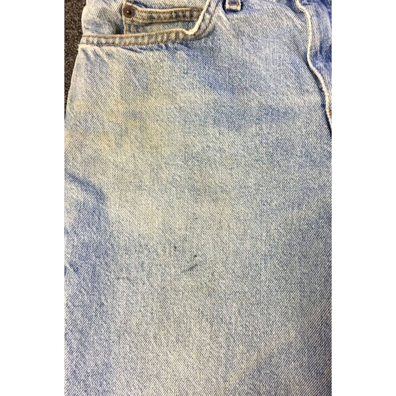 Levi's VINTAGE Levi’s 550 Jeans Orange Tab Husky 30/27 Distressed 80s 90s Grunge Biker Denim Blue Men Regular Knit Size US 30 / EU 46 - 6 Thumbnail