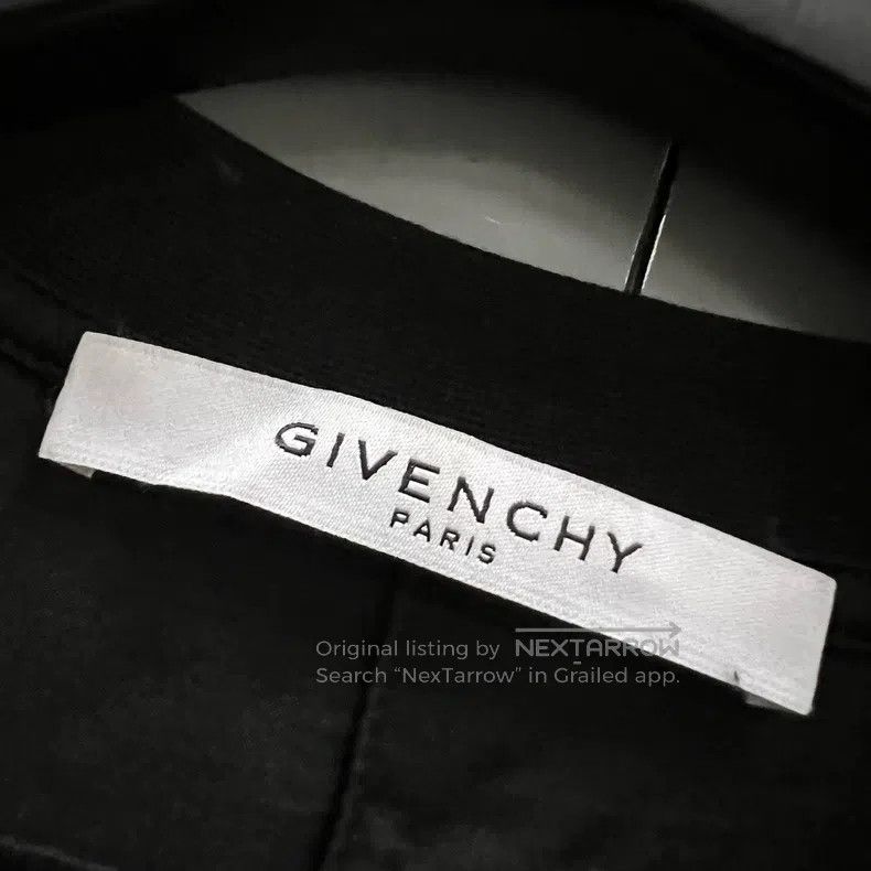 Givenchy Givenchy Black Destroyed Logo Print Short-Sleeve S Size Size US S / EU 44-46 / 1 - 3 Thumbnail