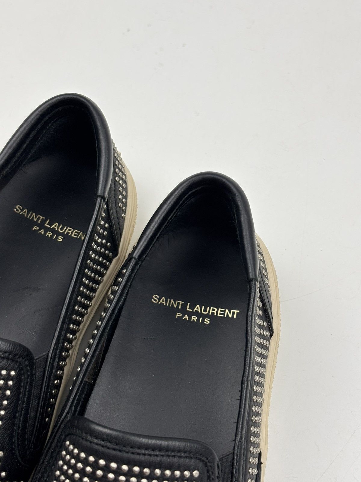 Saint Laurent Paris Saint Laurent Studded Slip on Sneakers Size US 6.5 / EU 39-40 - 7 Thumbnail