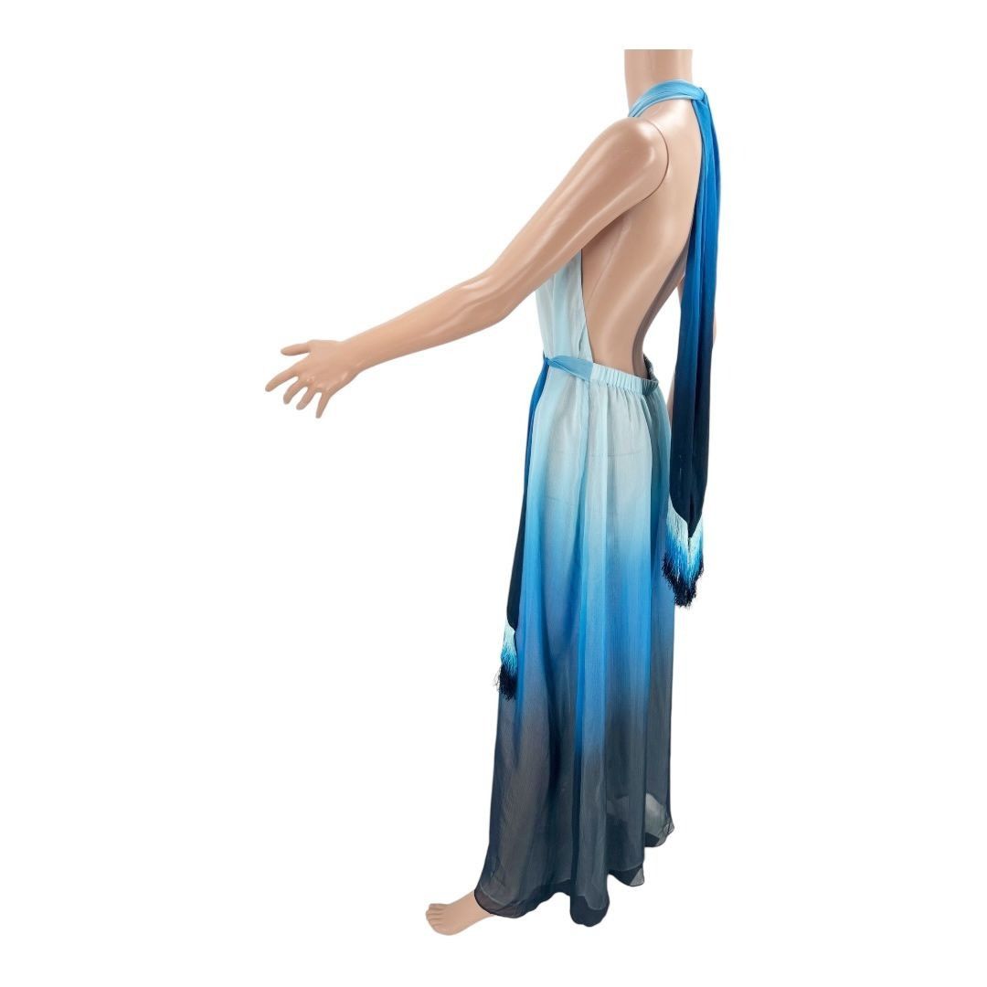 maurie and eve blue and white dress WW43630] Jonathan Simkhai