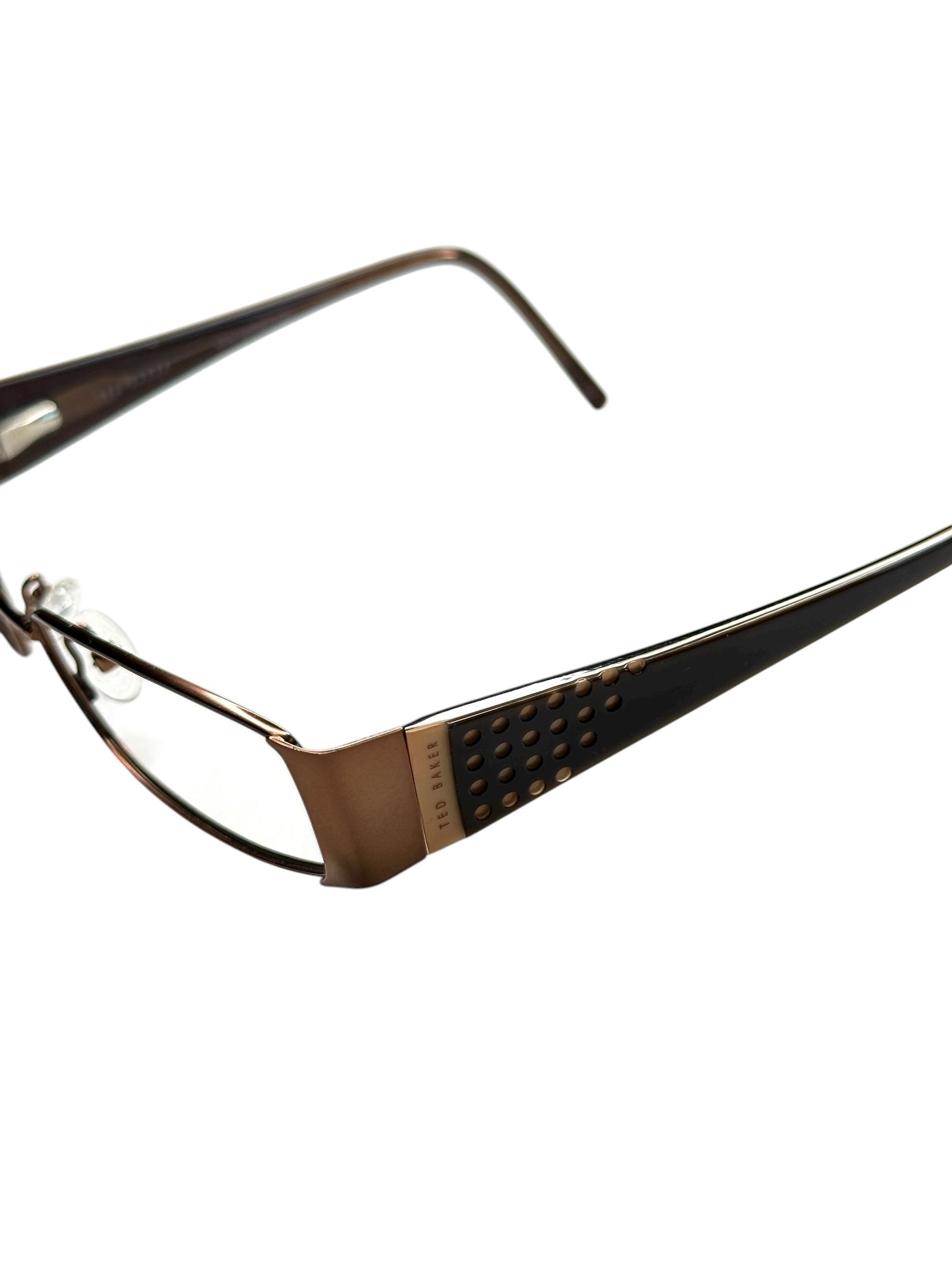 Ted Baker Ted Baker Slim Squared Frame Glasses Size ONE SIZE - 4 Thumbnail