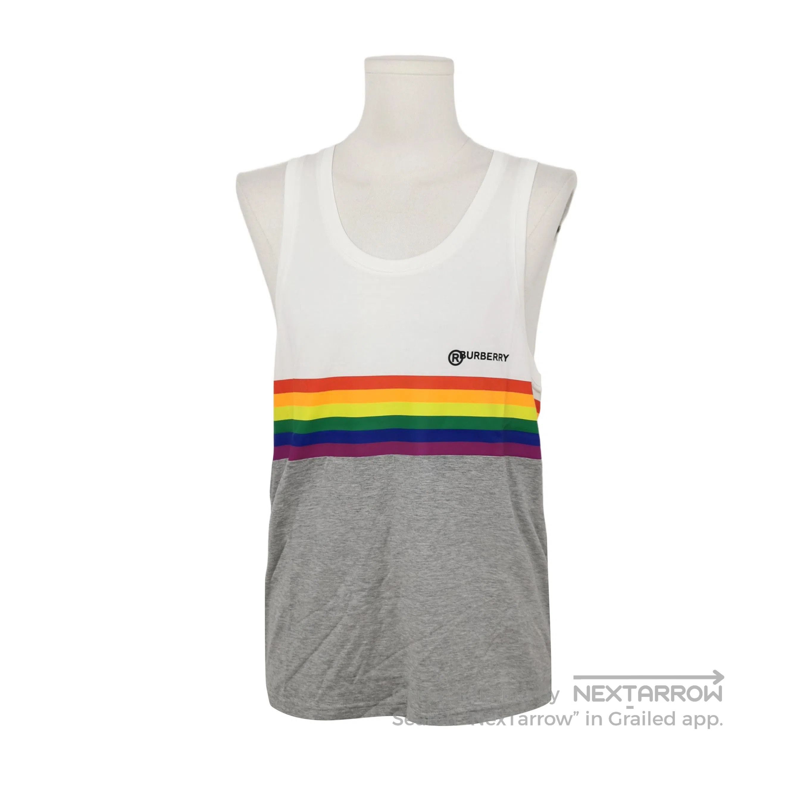 Burberry Burberry Colorblock Logo Tank Top for XXS . Size US XXS / EU 40 - 1 Thumbnail
