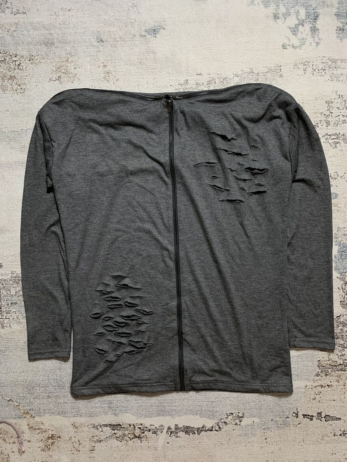 If Six Was Nine × Yasuyuki Ishii Double Layer Distressed Grunge Longsleeve Unpluggedmuseum Size US M / EU 48-50 / 2 - 4 Thumbnail