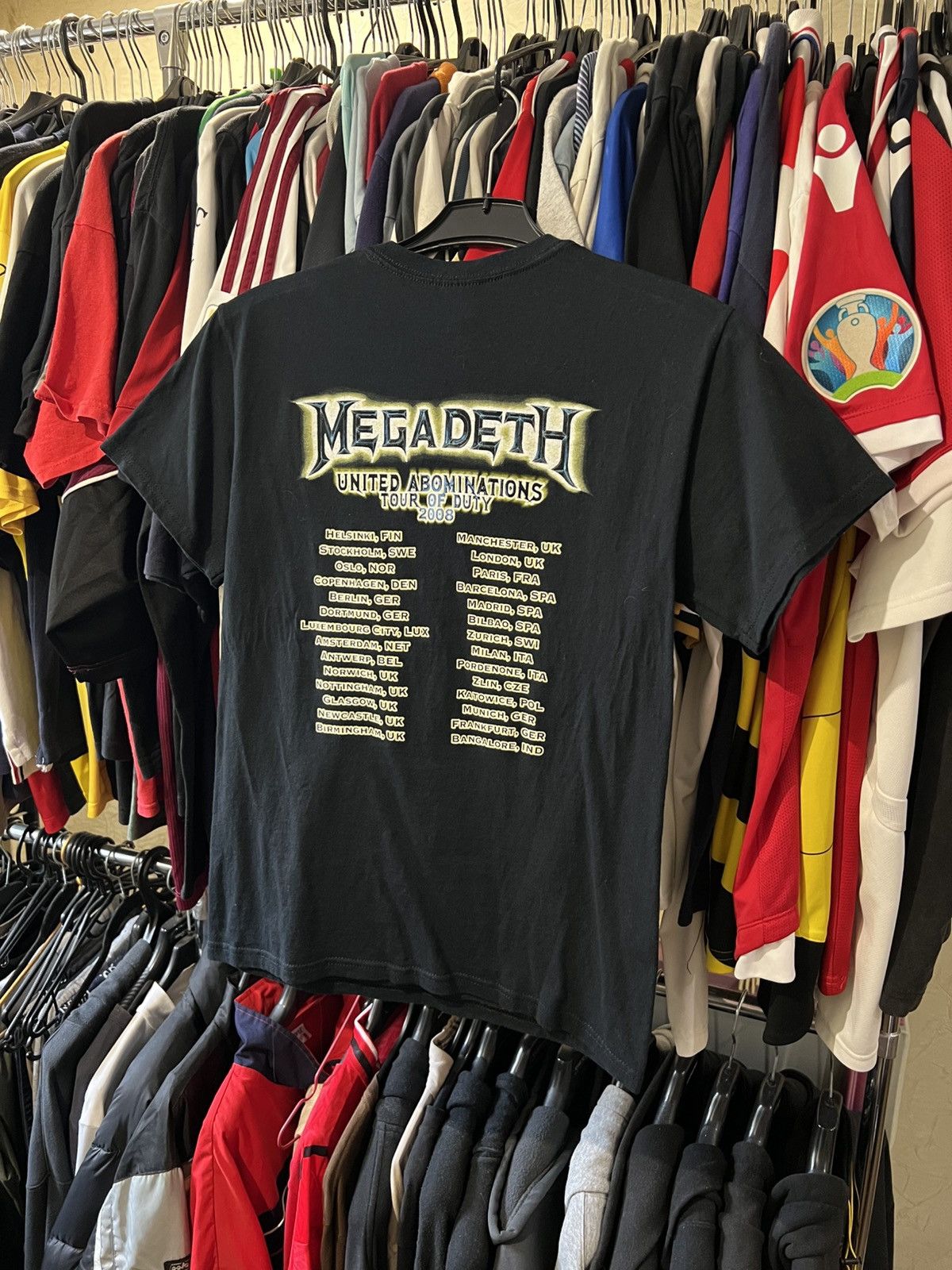 Band Tees 2008 VINTAGE MEGADEATH UNITED ABOMINATIONS TOUR AOP T SHIRT Size US S / EU 44-46 / 1 - 3 Thumbnail