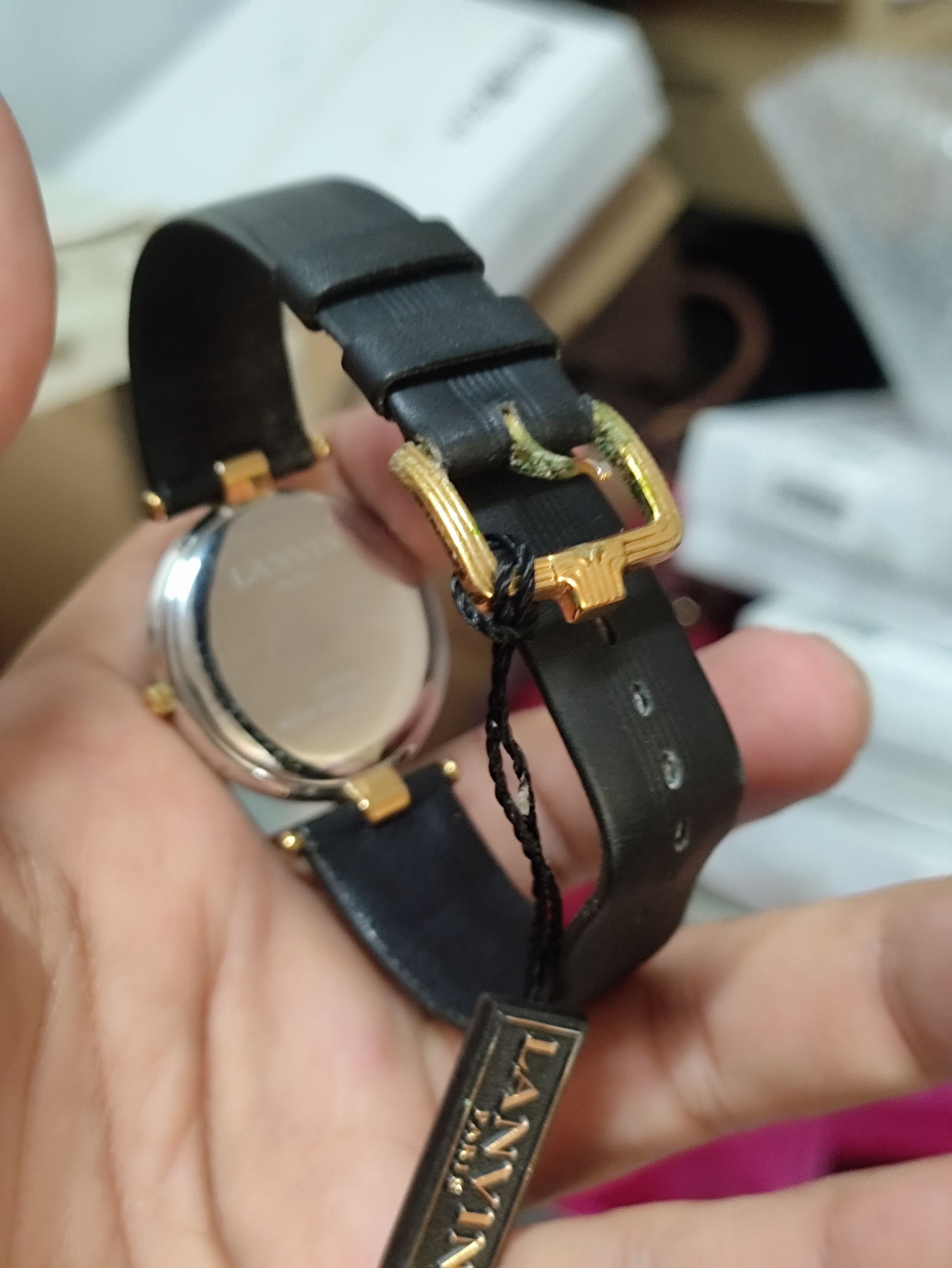 Lanvin Luxury Vintage LANVIN PARIS Watch (SWISS ENGINE QUARTZ) Size ONE SIZE - 10 Thumbnail