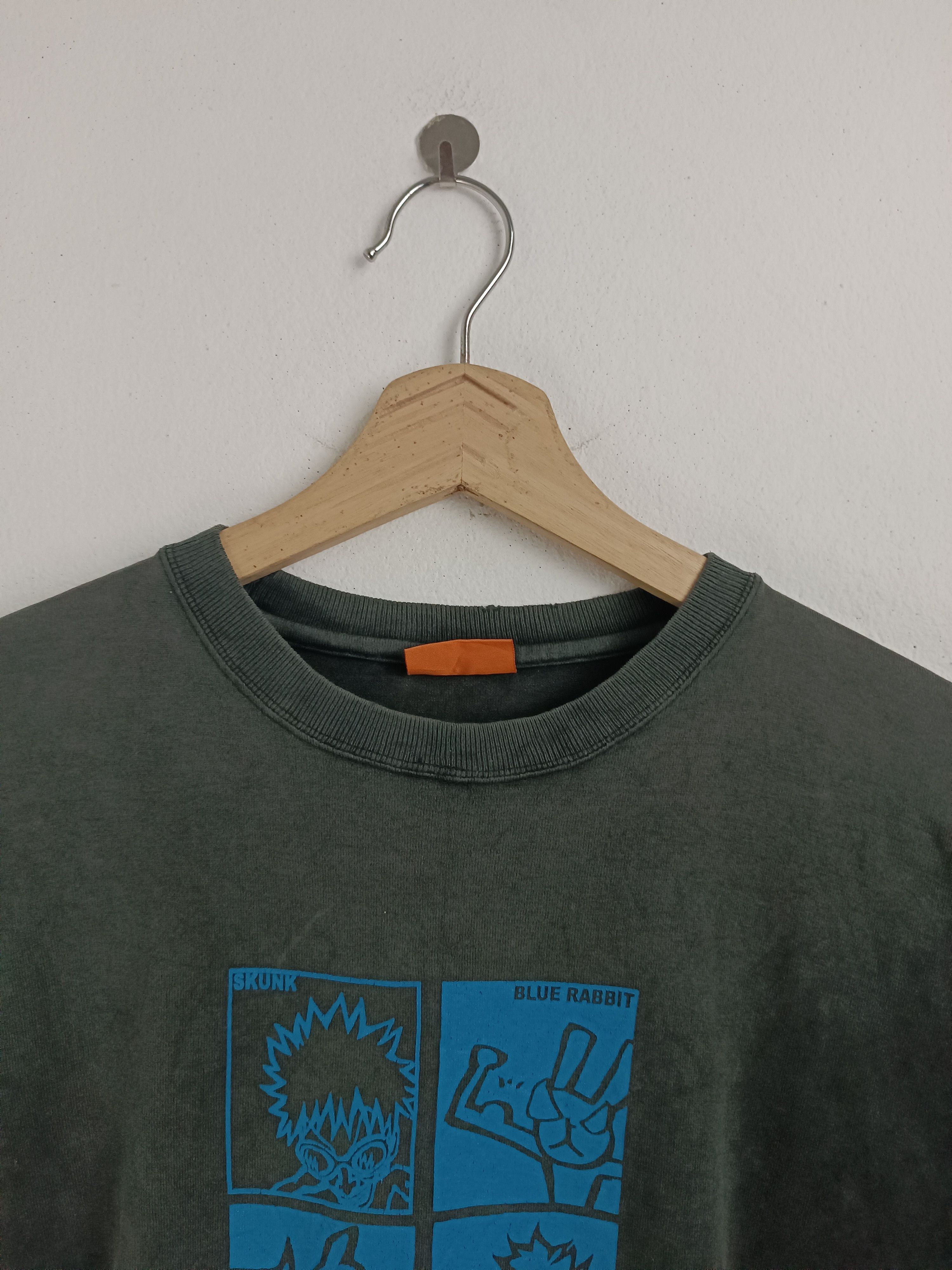 Japanese Brand THRASHED FADED VINTAGE Y2K MISCHIEVOUS TEE VERY RARE Size US L / EU 52-54 / 3 - 8 Thumbnail