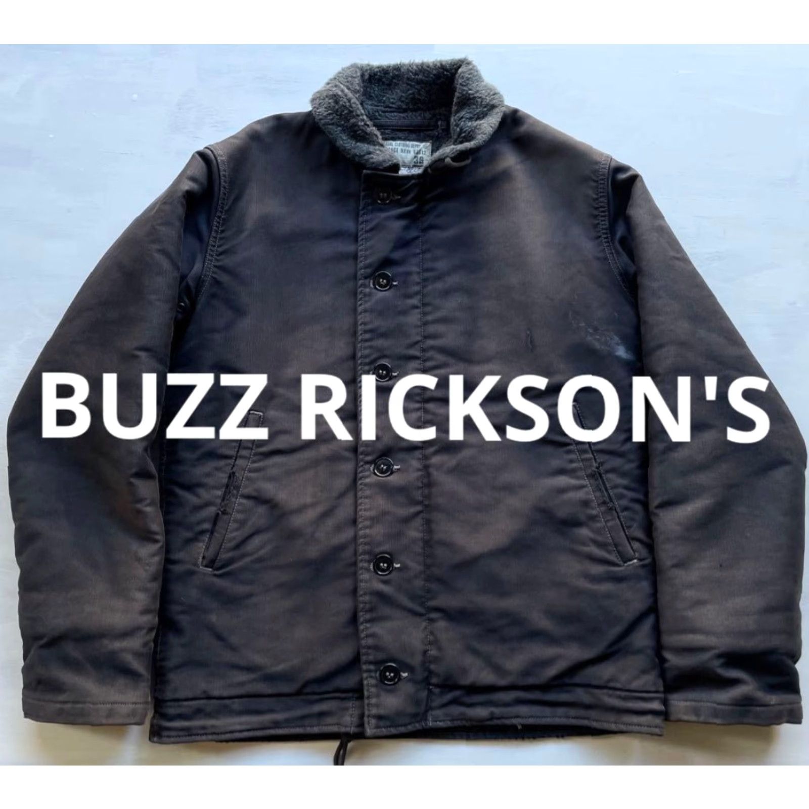 Buzz Rickson's BUZZ RICKSON'S N-1 Deck Jacket William Gibson Alpaca Black Size 36 from JPN Size US XXS / EU 40 - 2 Thumbnail