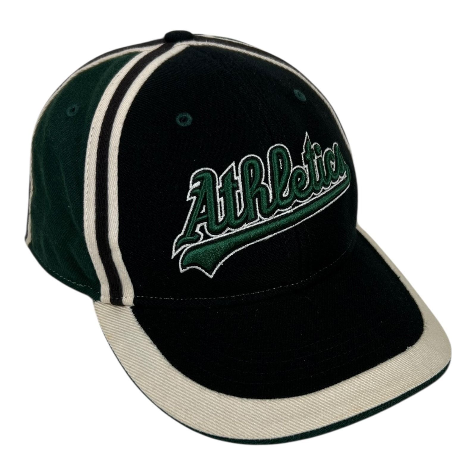 Twins Enterprise Inc. Vintage Oakland Athletics Hat Cap Twins Size 7 3/8 Acrylic W Size ONE SIZE - 1 Thumbnail
