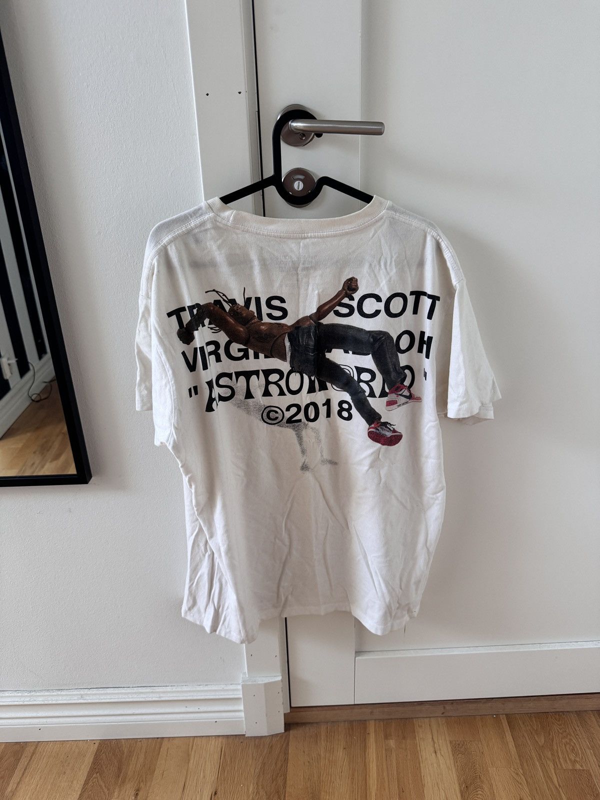 Travis Scott × Virgil Abloh Travis Scott x Virgil Abloh tee (off-white aj1 version) Size US M / EU 48-50 / 2 - 2 Thumbnail