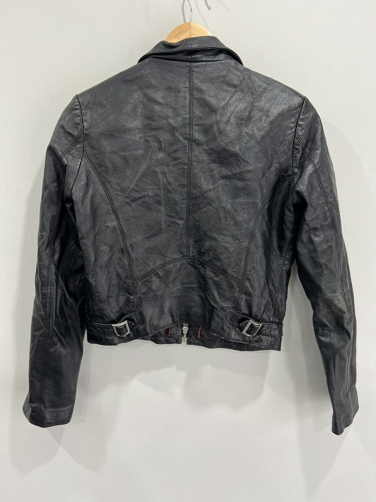 Wilson Vintage Womens Wilsons Leather Jacket Biker Size M / US 6-8 / IT 42-44 - 2 Thumbnail