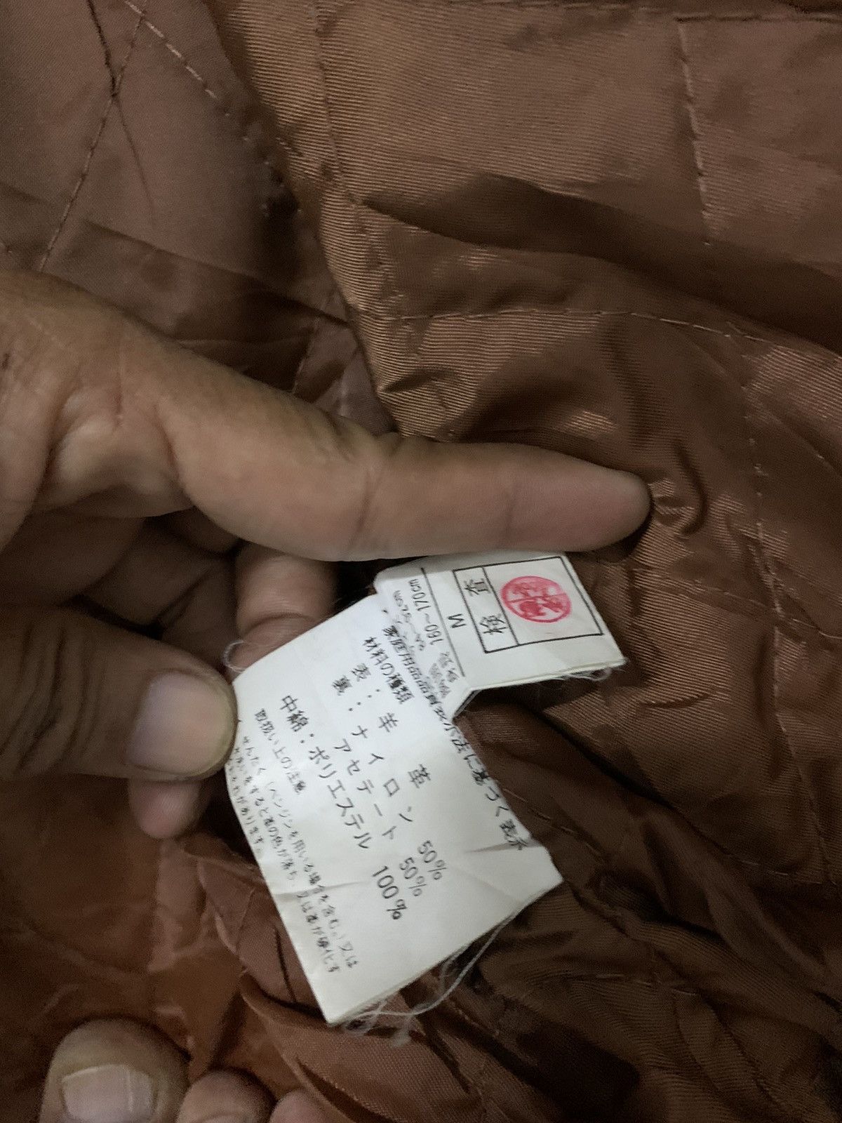 Genuine Leather × Vintage Vintage Leather Double collar jacket (A) Size US M / EU 48-50 / 2 - 10 Thumbnail