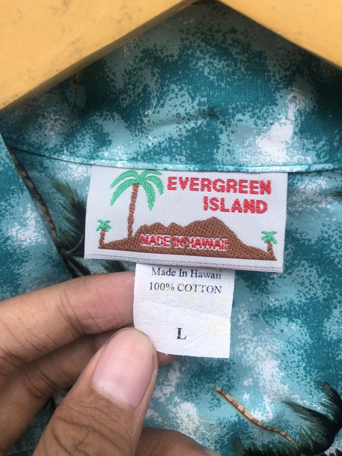 Vintage Vintage Evergreen Island Hawaiian Shirt Size US L / EU 52-54 / 3 - 5 Thumbnail
