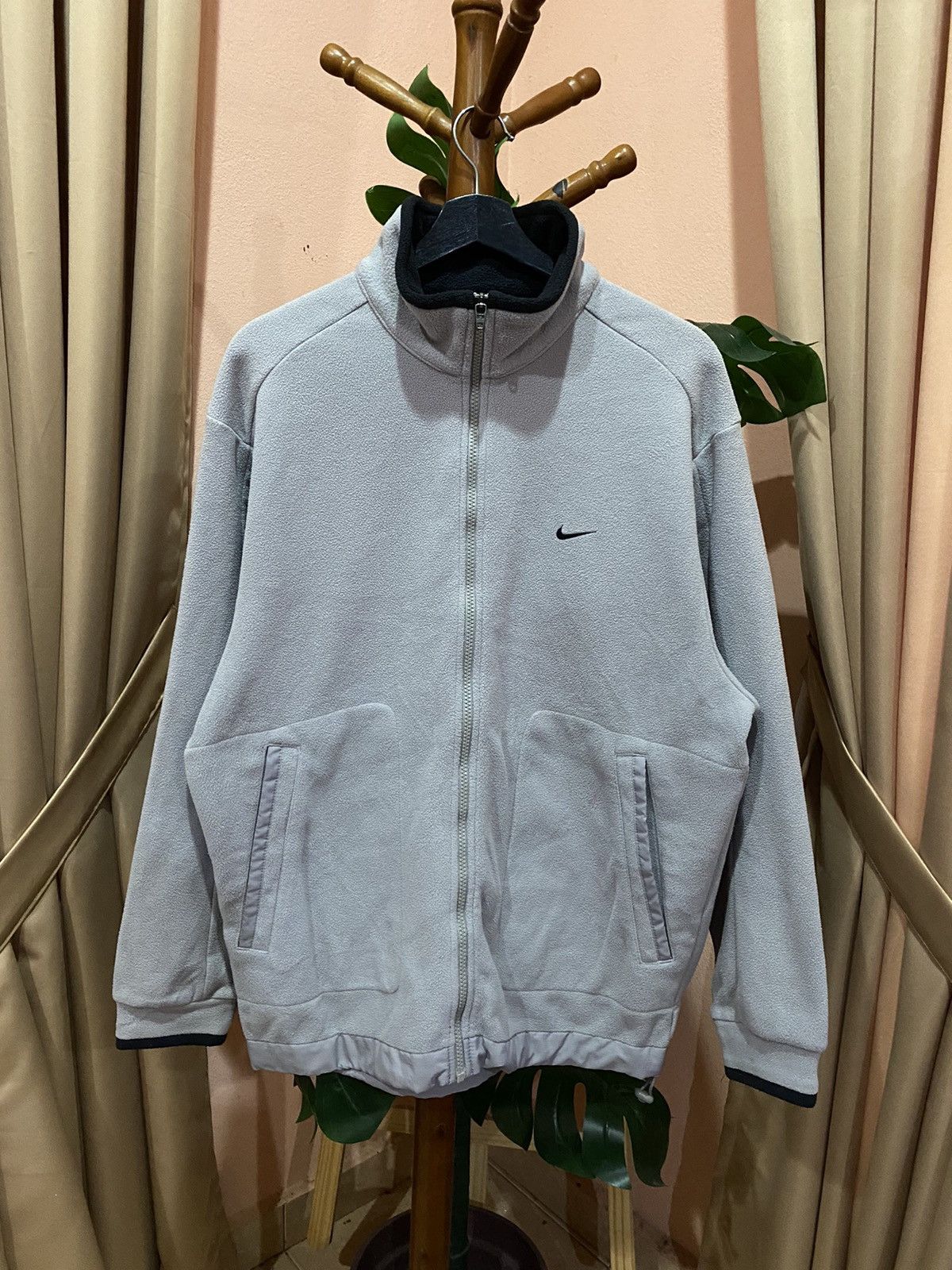 Nike NIKE FULL ZIP FLEECE JACKET - VINTAGE 2000S - MEN’S LARGE Size US L / EU 52-54 / 3 - 1 Thumbnail