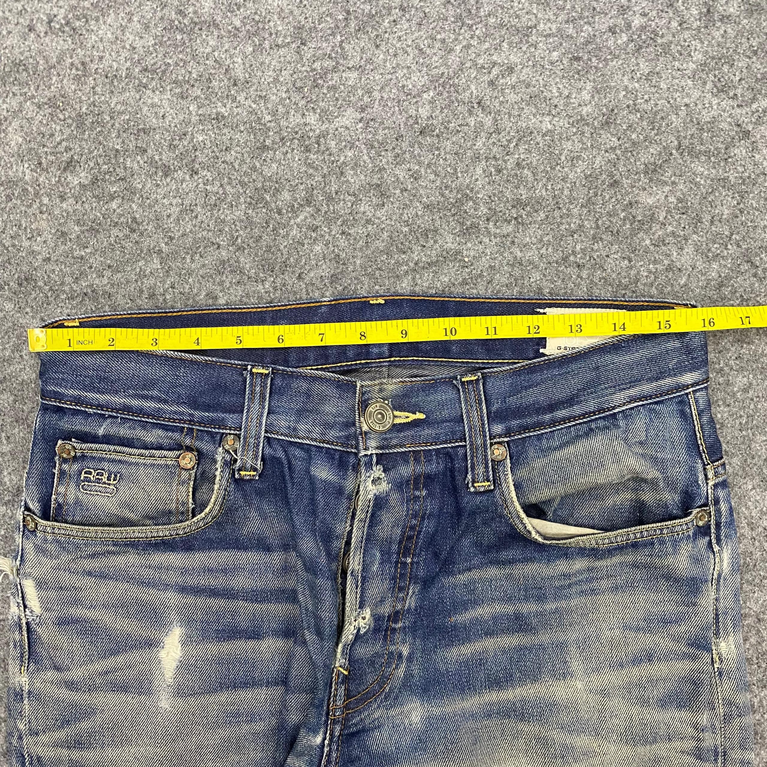 G-Star 💥Best Offer💥Vintage G Star Raw Denim Jeans Size US 32 / EU 48 - 5 Thumbnail