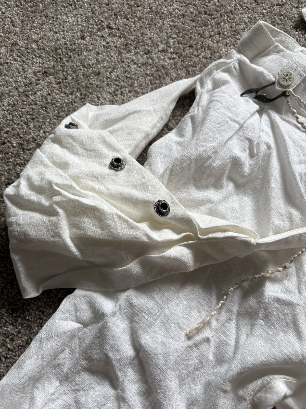 Hyein Seo Hyein seo linen pants Size US 32 / EU 48 - 4 Thumbnail