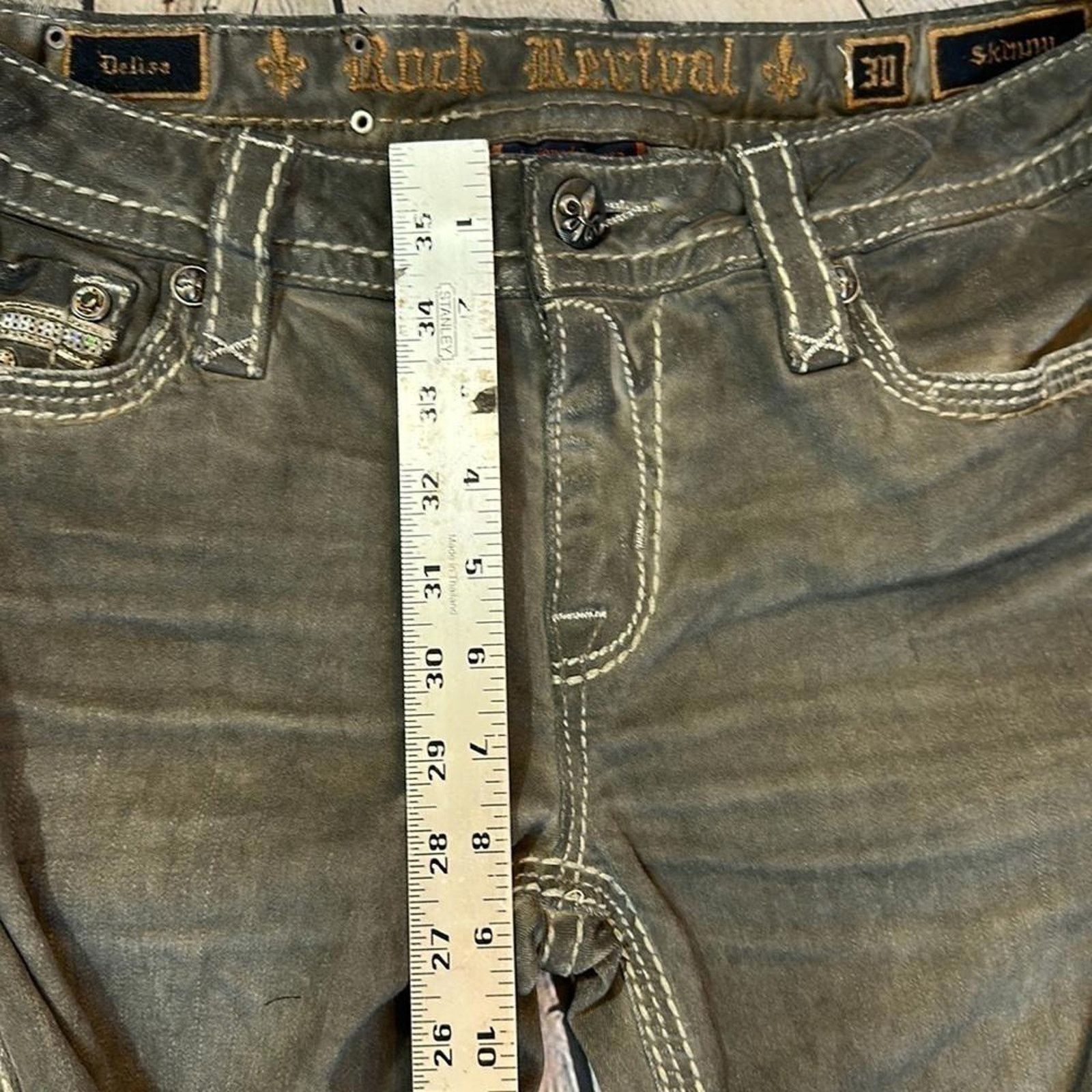 Rock Revival Rock Revival Skinny Jeans -30 Delissa Size 30" / US 8 / IT 44 - 3 Thumbnail