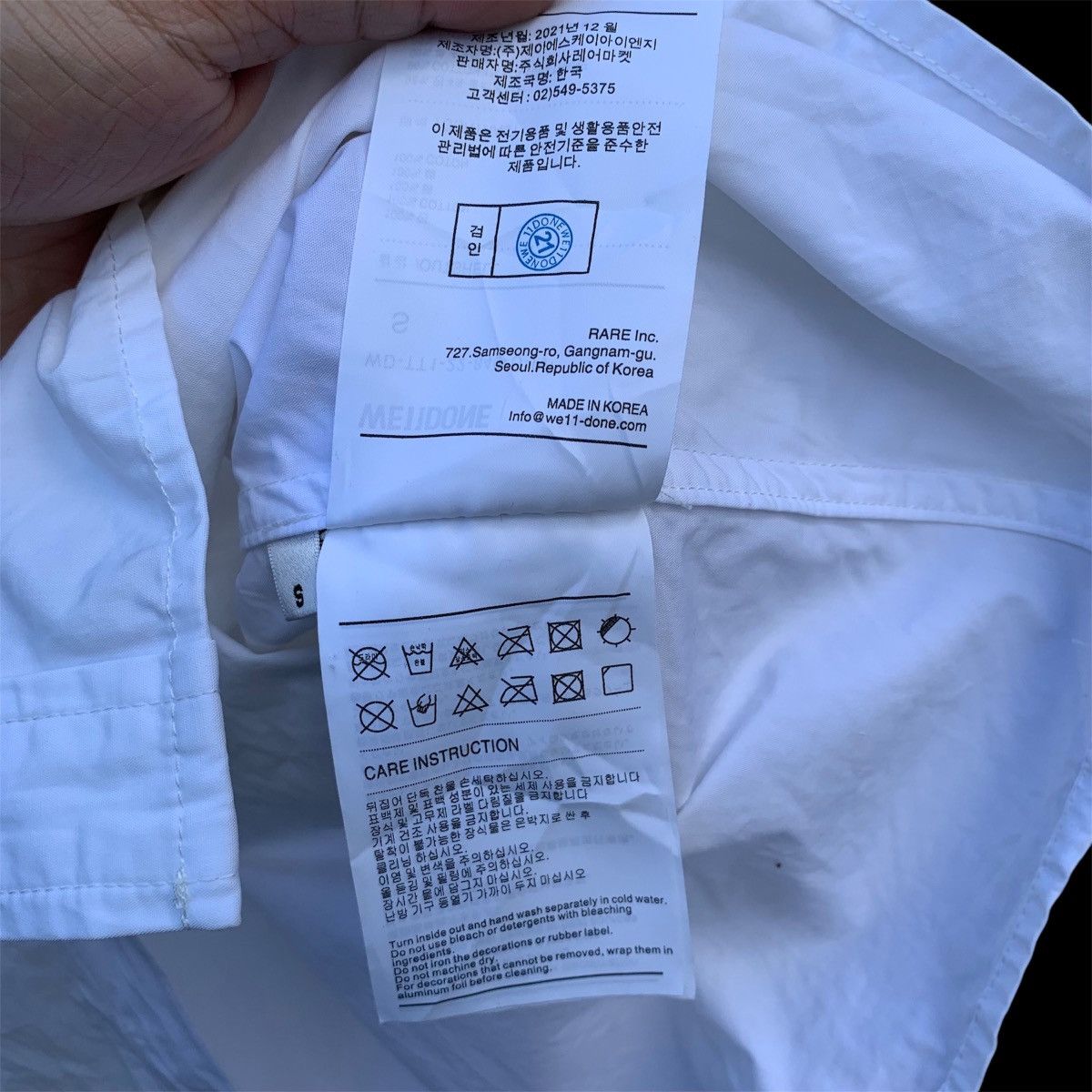 WE11DONE WE11DONE oversize shirts Size US XL / EU 56 / 4 - 6 Thumbnail