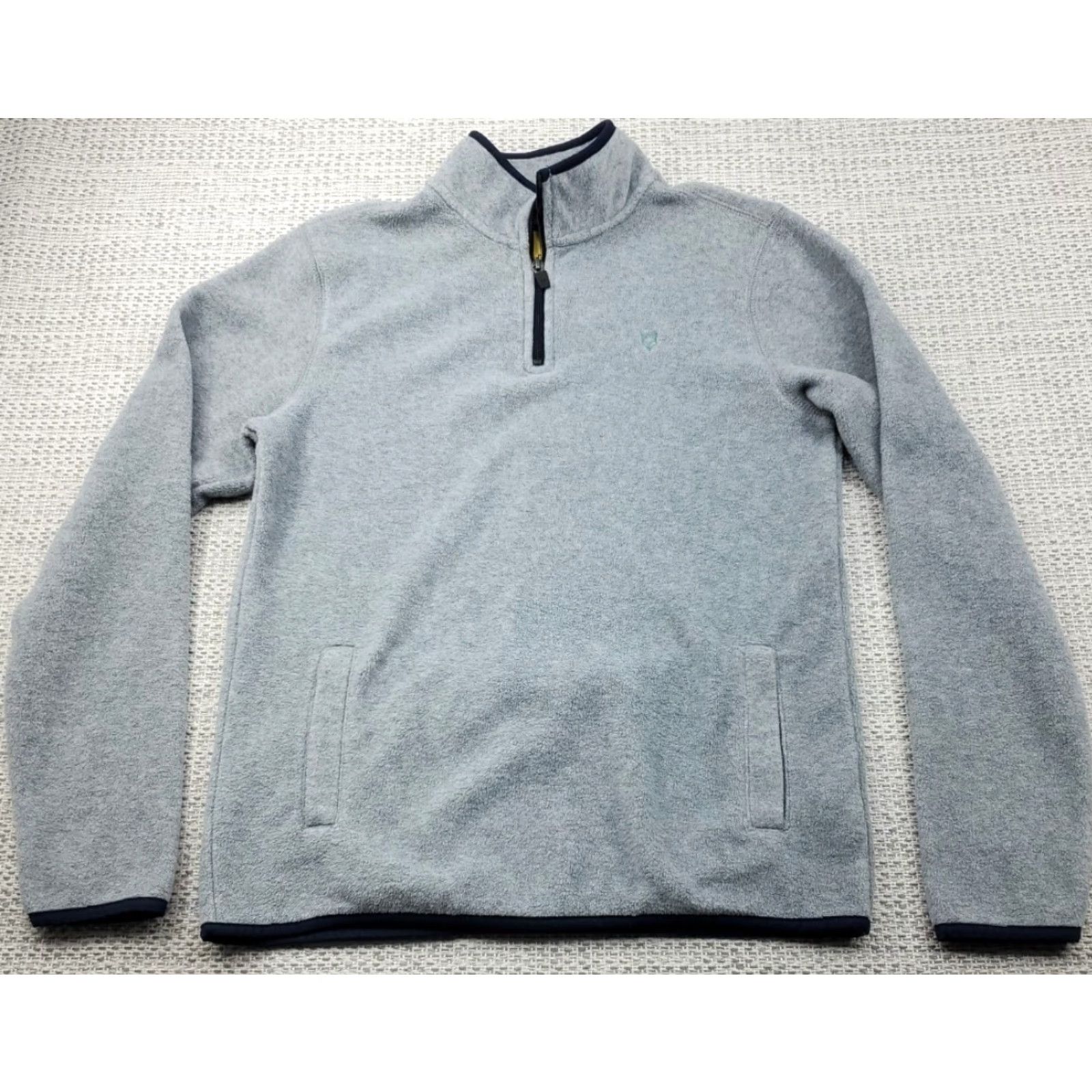Prince Prince & Fox Mens S Light Gray Pullover Sweater 1/4 Zip Athleisure Hiking Golf Size US S / EU 44-46 / 1 - 2 Thumbnail