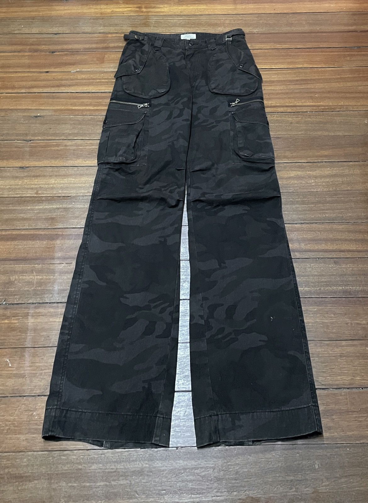 14th Addiction Very Rare Vintage Japanese Brand Edifice Flared Cargo 2000s Size US 31 - 1 Thumbnail