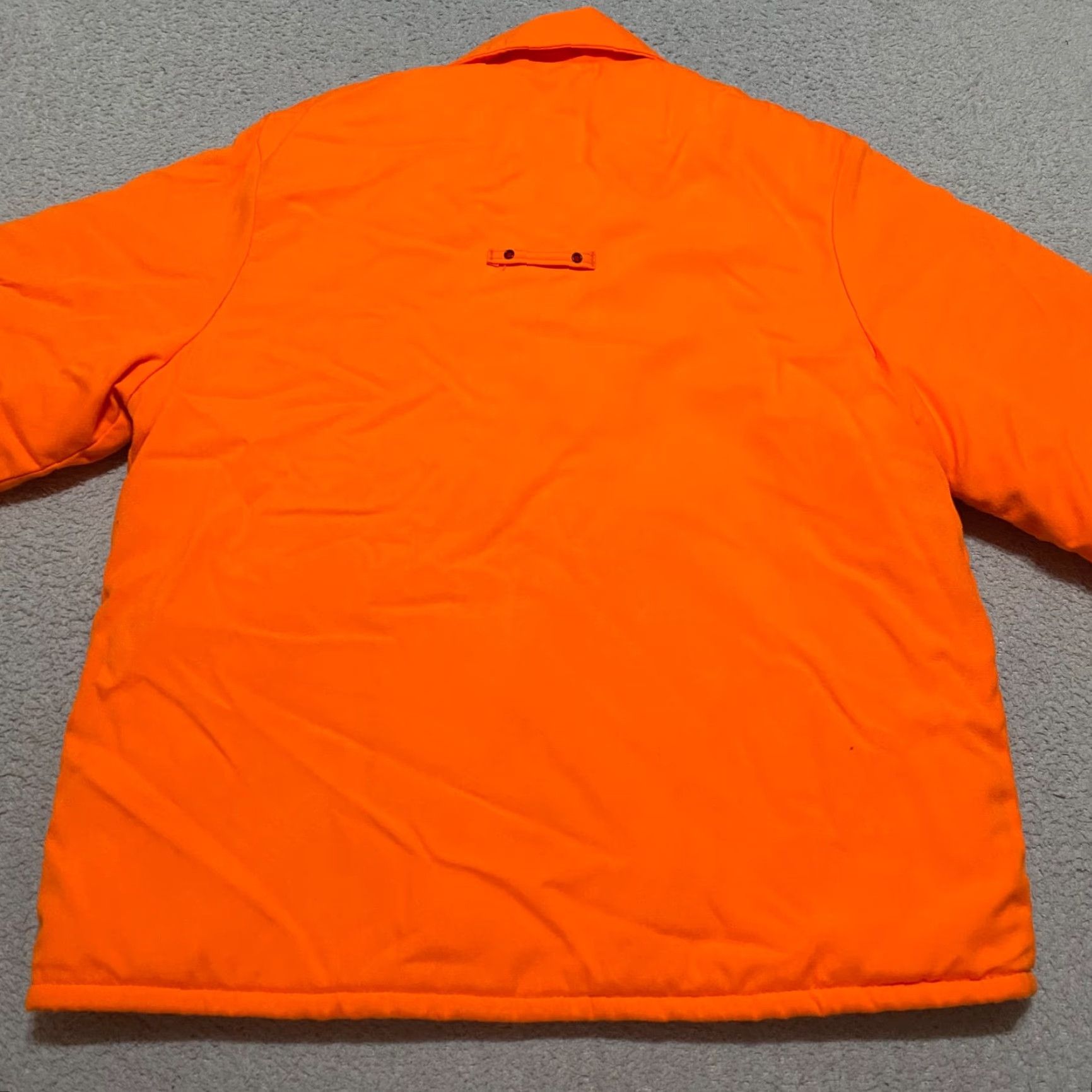Vintage Duxbak Mens Jacket Orange Full Zip Quilt Lined Pockets Hunting Outdoor Bomber Jacket M Orange Mens Jacket Size US M / EU 48-50 / 2 - 2 Thumbnail