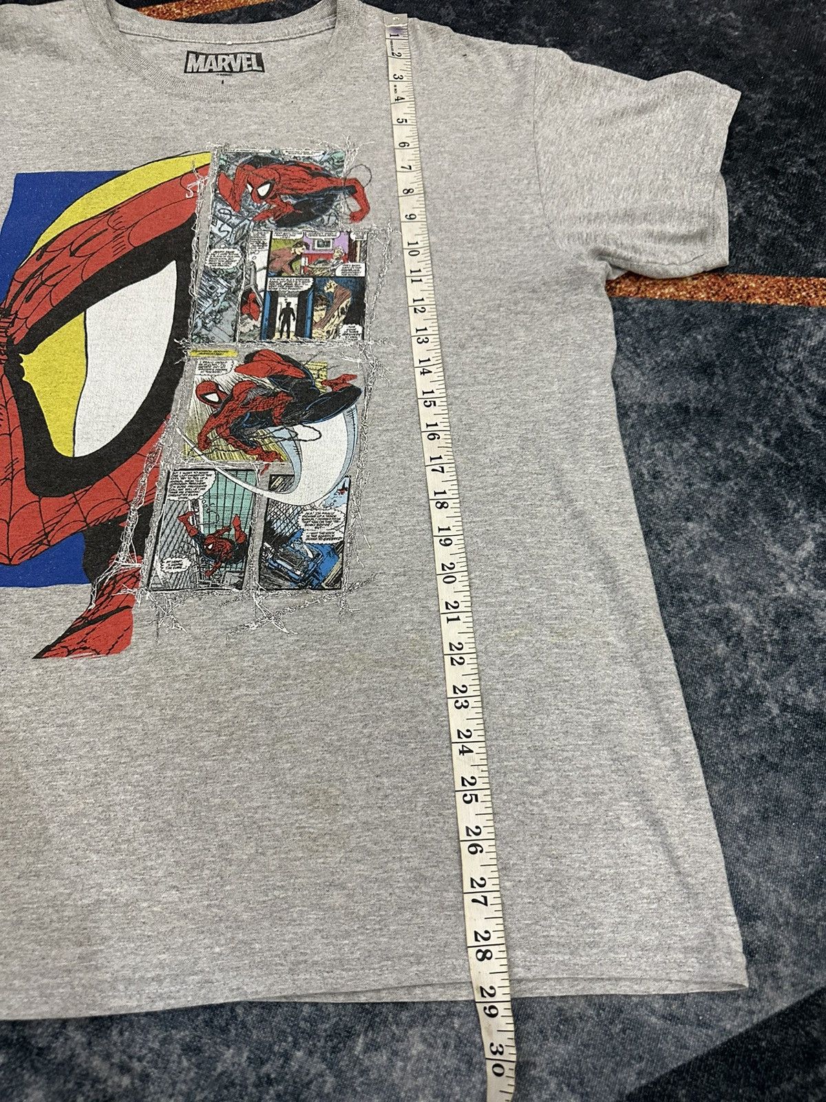 Anime × Marvel Comics Marvel Spiderman Printed Tshirt A68 Size US L / EU 52-54 / 3 - 9 Thumbnail