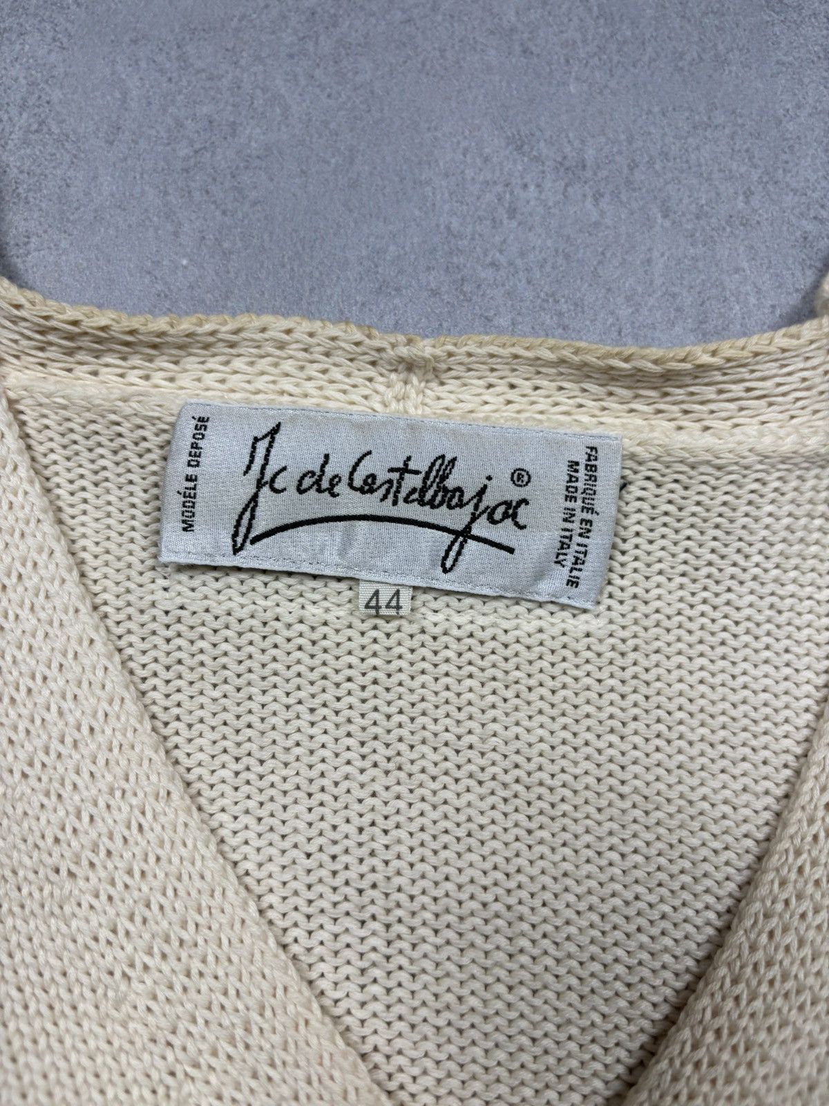 Jean Charles De Castelbajac Vintage Jean Charles De Castelbajac Knit Cardigan Italy 44 Size M / US 6-8 / IT 42-44 - 7 Thumbnail