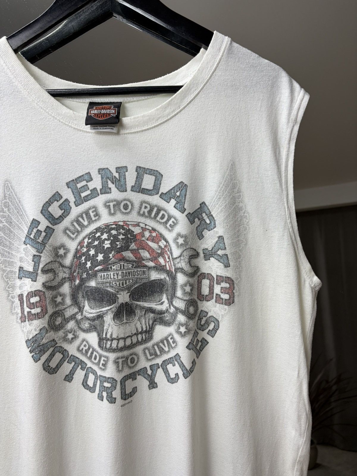Harley Davidson Harley-Davidson Long Sleeve Tee Biker Graphic 90s–Y2K Moto Size US L / EU 52-54 / 3 - 10 Thumbnail