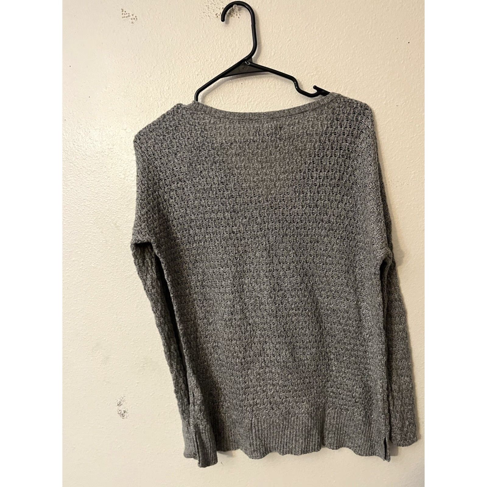 American Eagle Outfitters VINTAGE American Eagle Outfitters Sweater Pullover Knit Women’s Small Casual Long Sleeve Gray Fall Winter Women Size S / US 4 / IT 40 - 3 Thumbnail