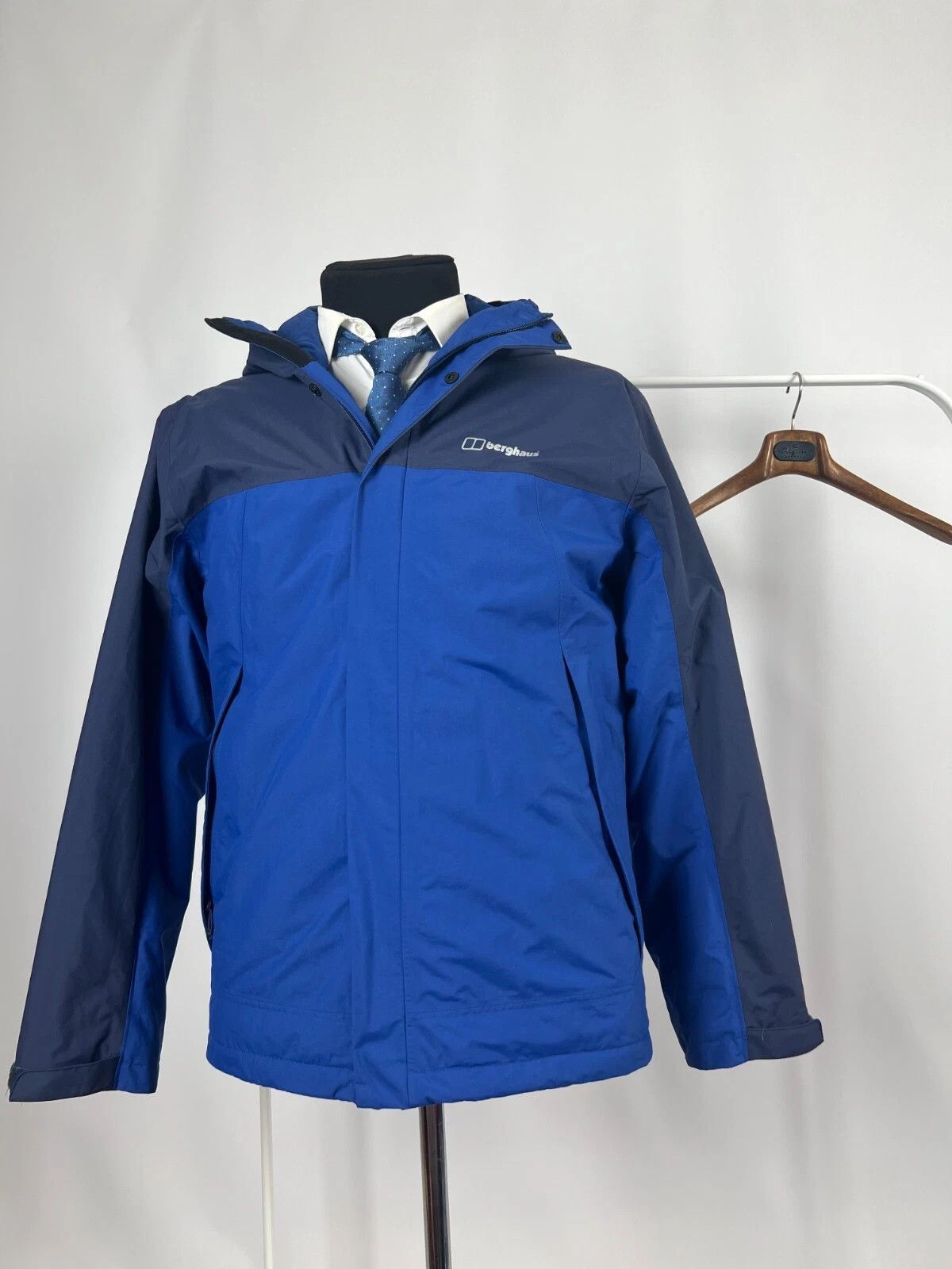 Berghaus Berghaus Hydroshell Hooded Blue Outdoor Insulated Jacket Size US M / EU 48-50 / 2 - 1 Thumbnail